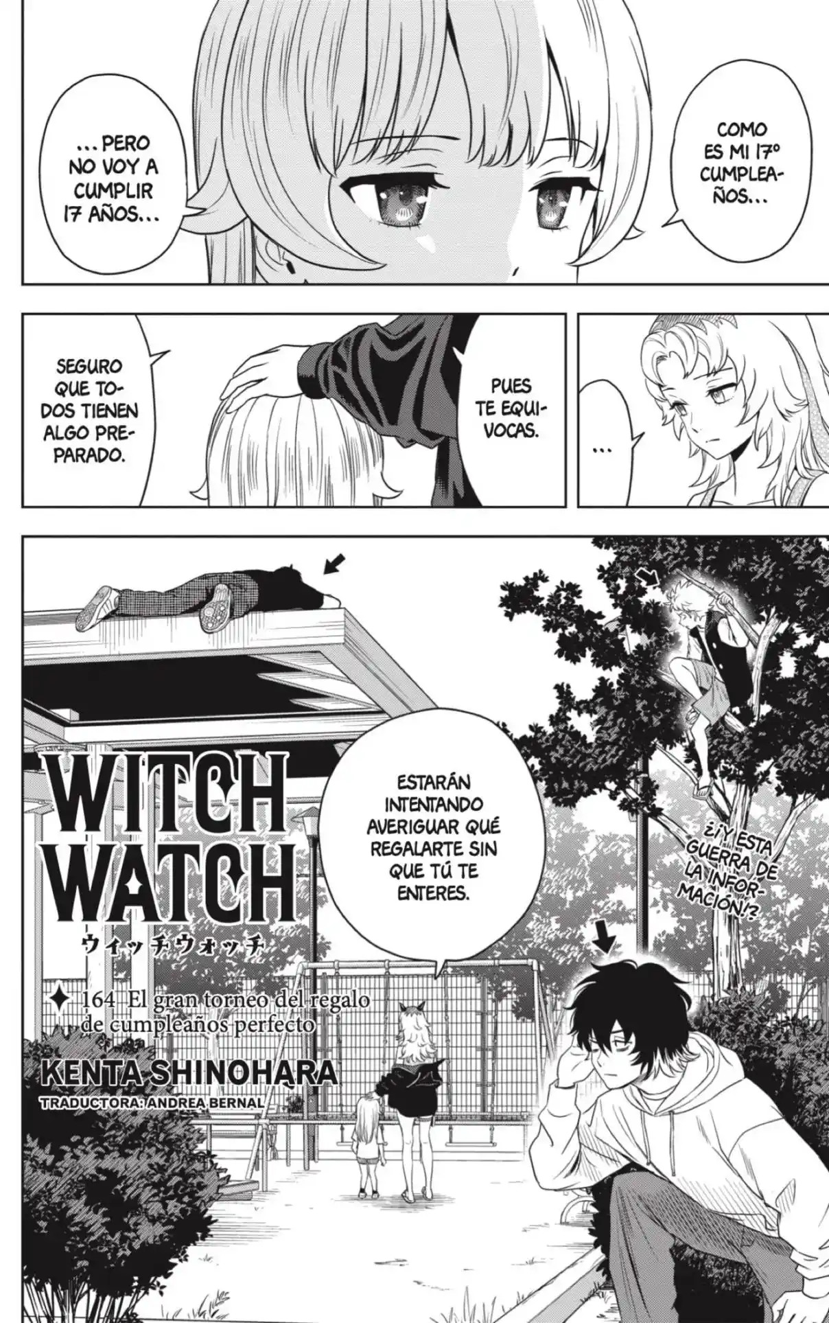 Witch Watch capítulo 164, página 2
