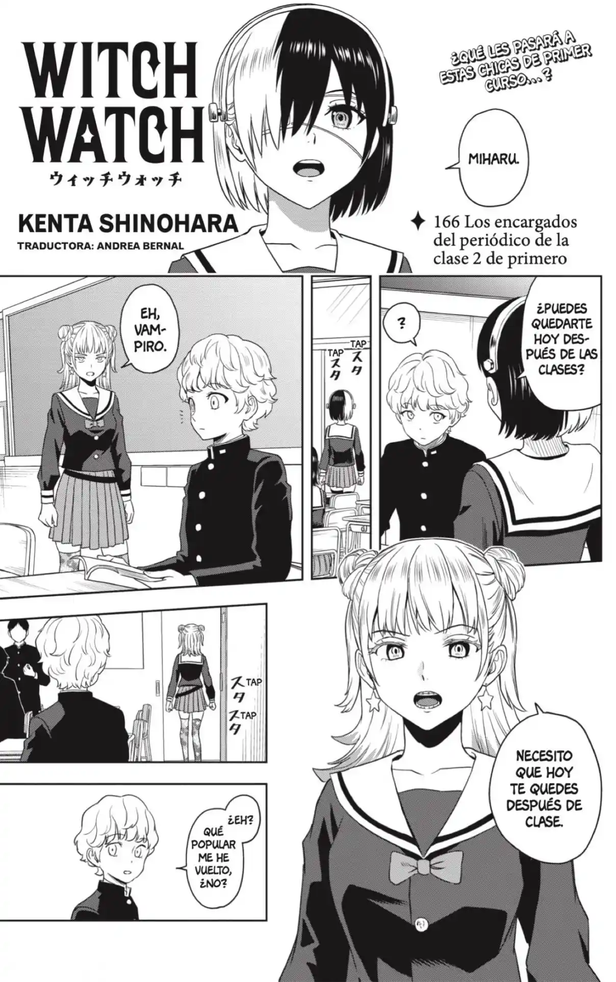 Witch Watch capítulo 166, página 1