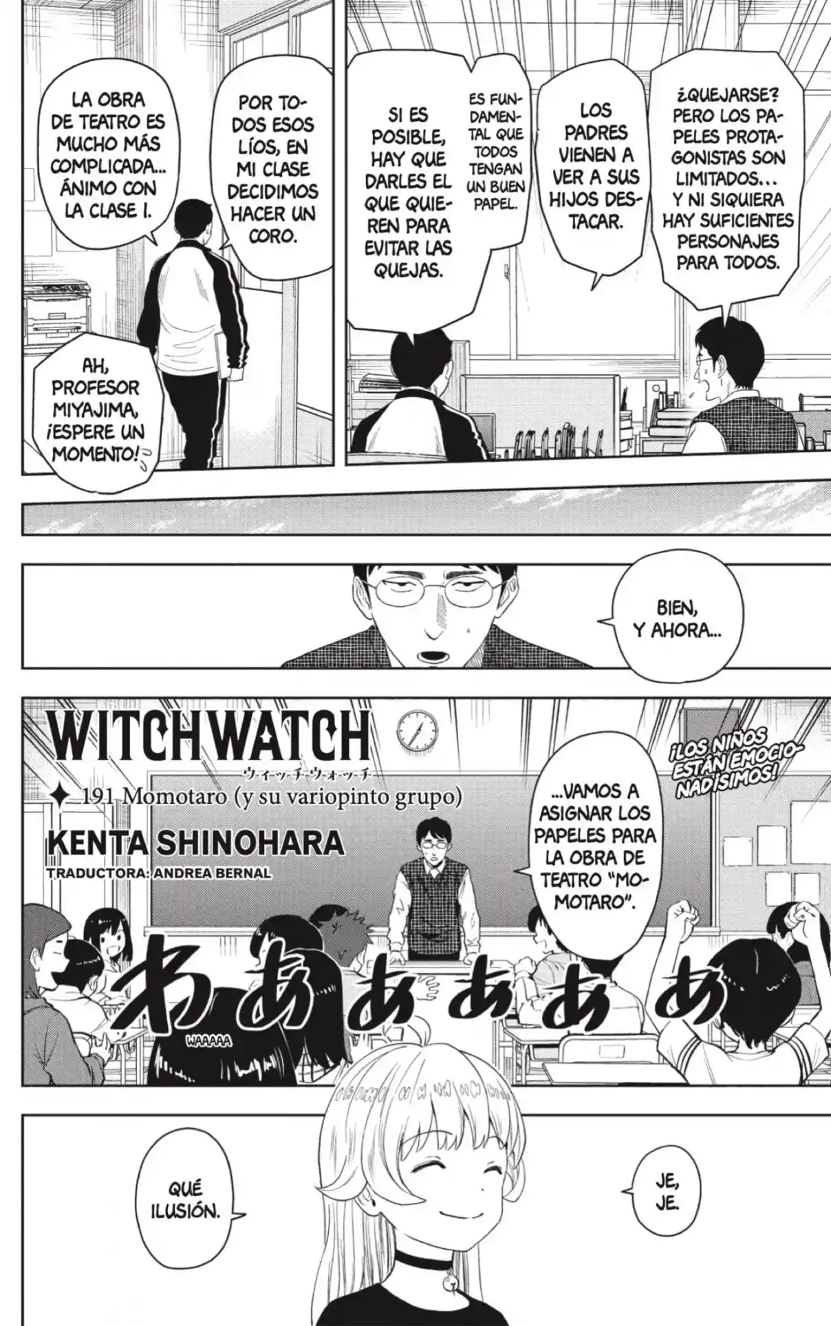 Witch Watch capítulo 191, página 2