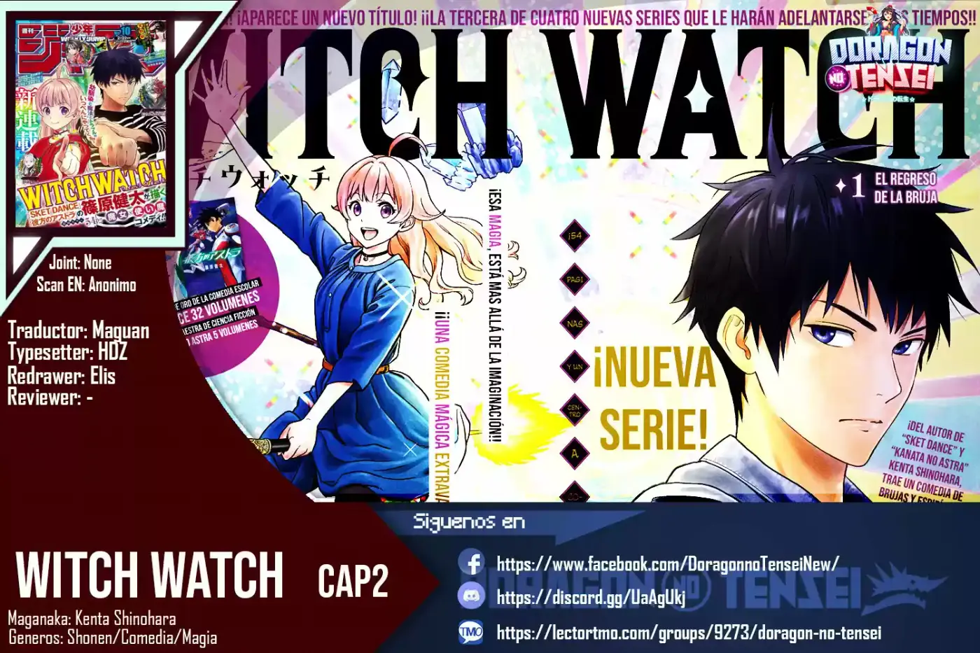Witch Watch capítulo 2, página 1