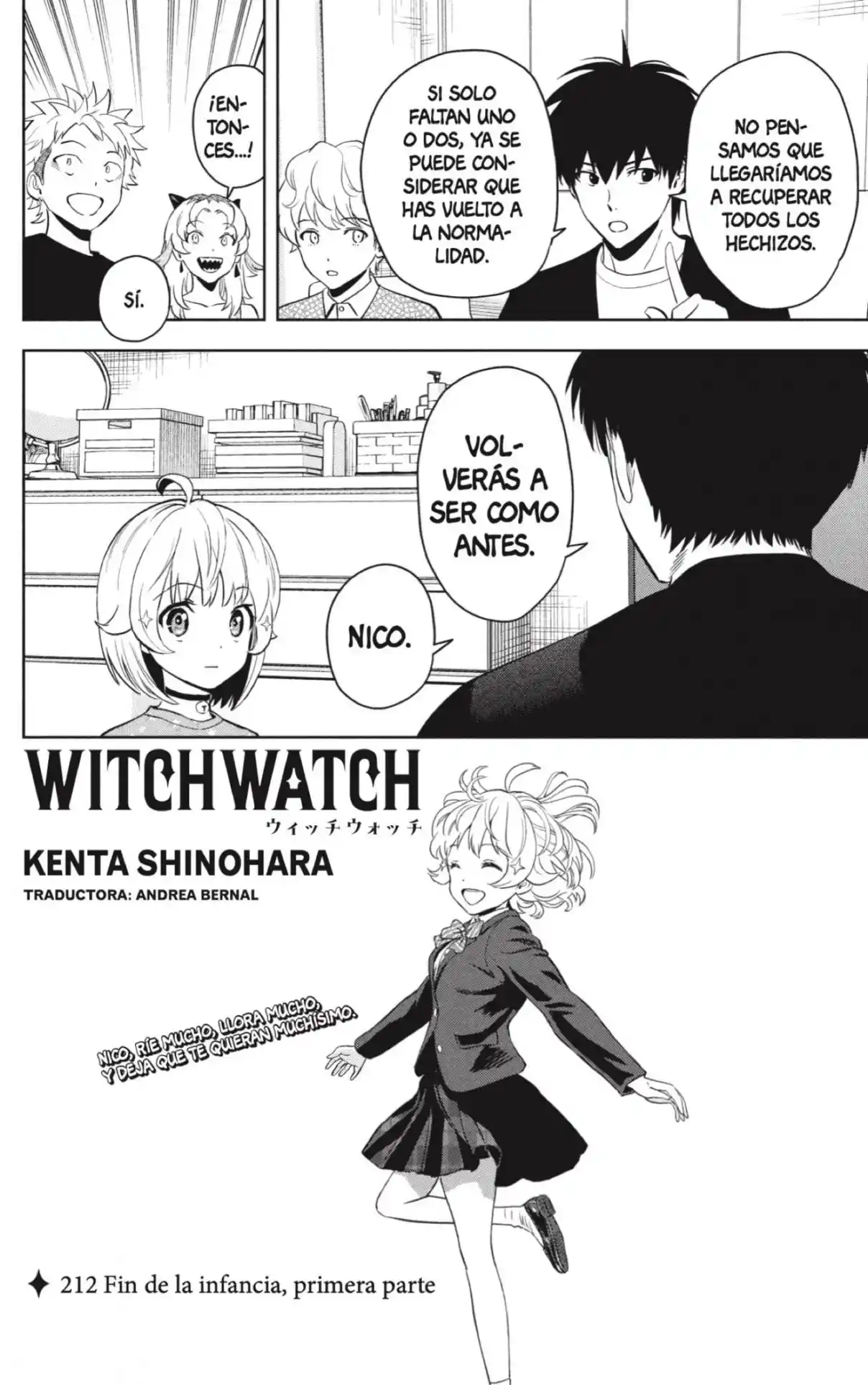 Witch Watch capítulo 212, página 2