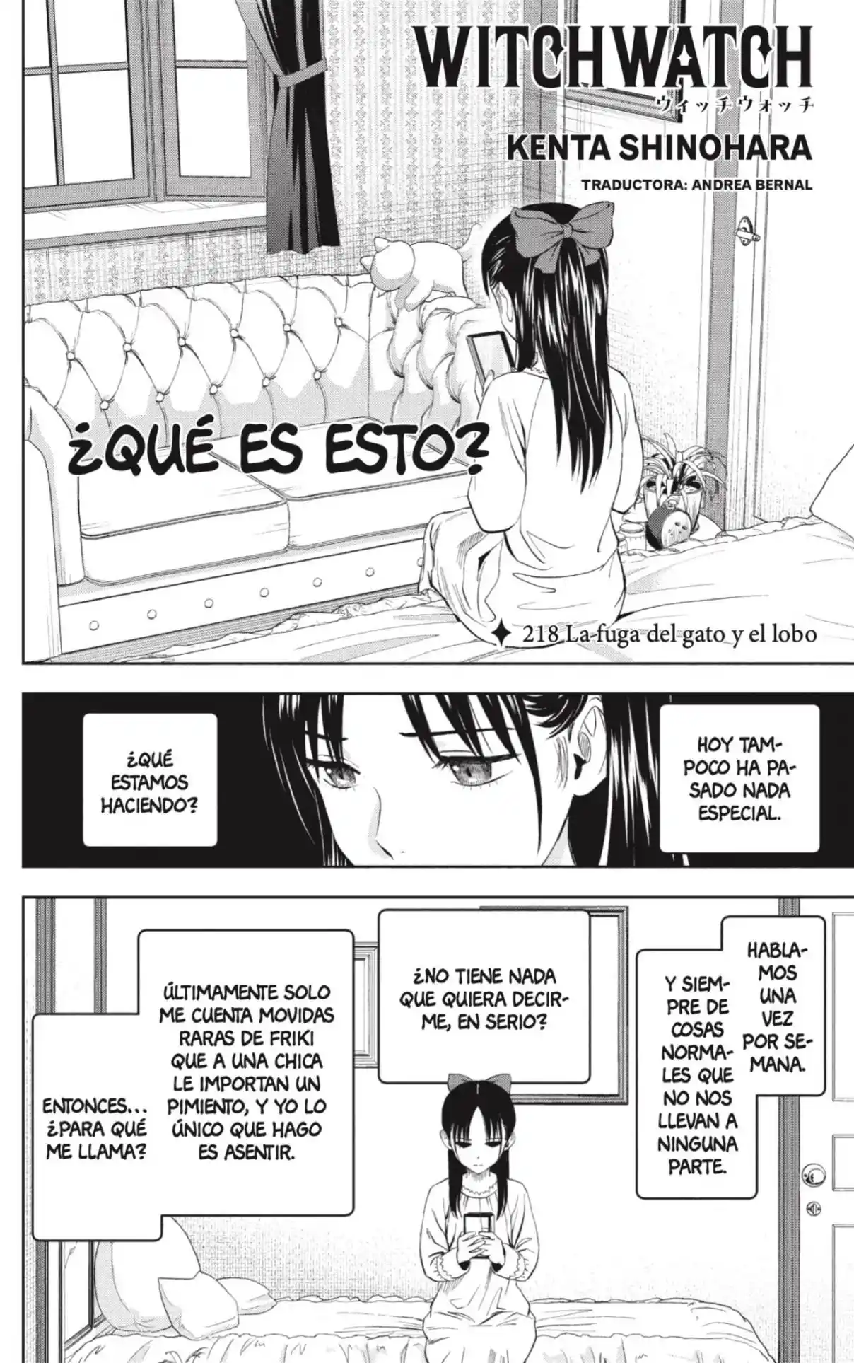 Witch Watch capítulo 218, página 2