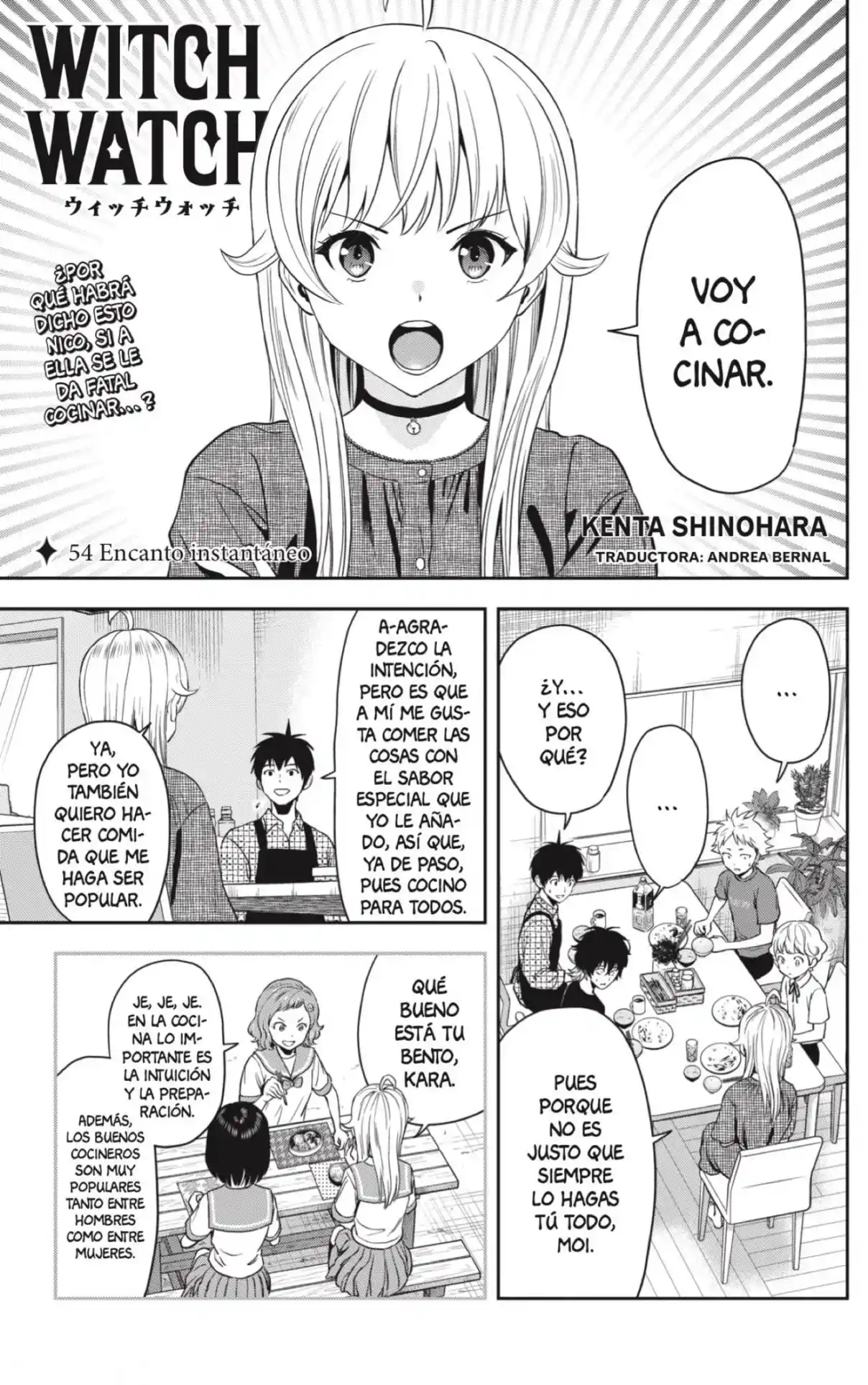 Witch Watch capítulo 54, página 1