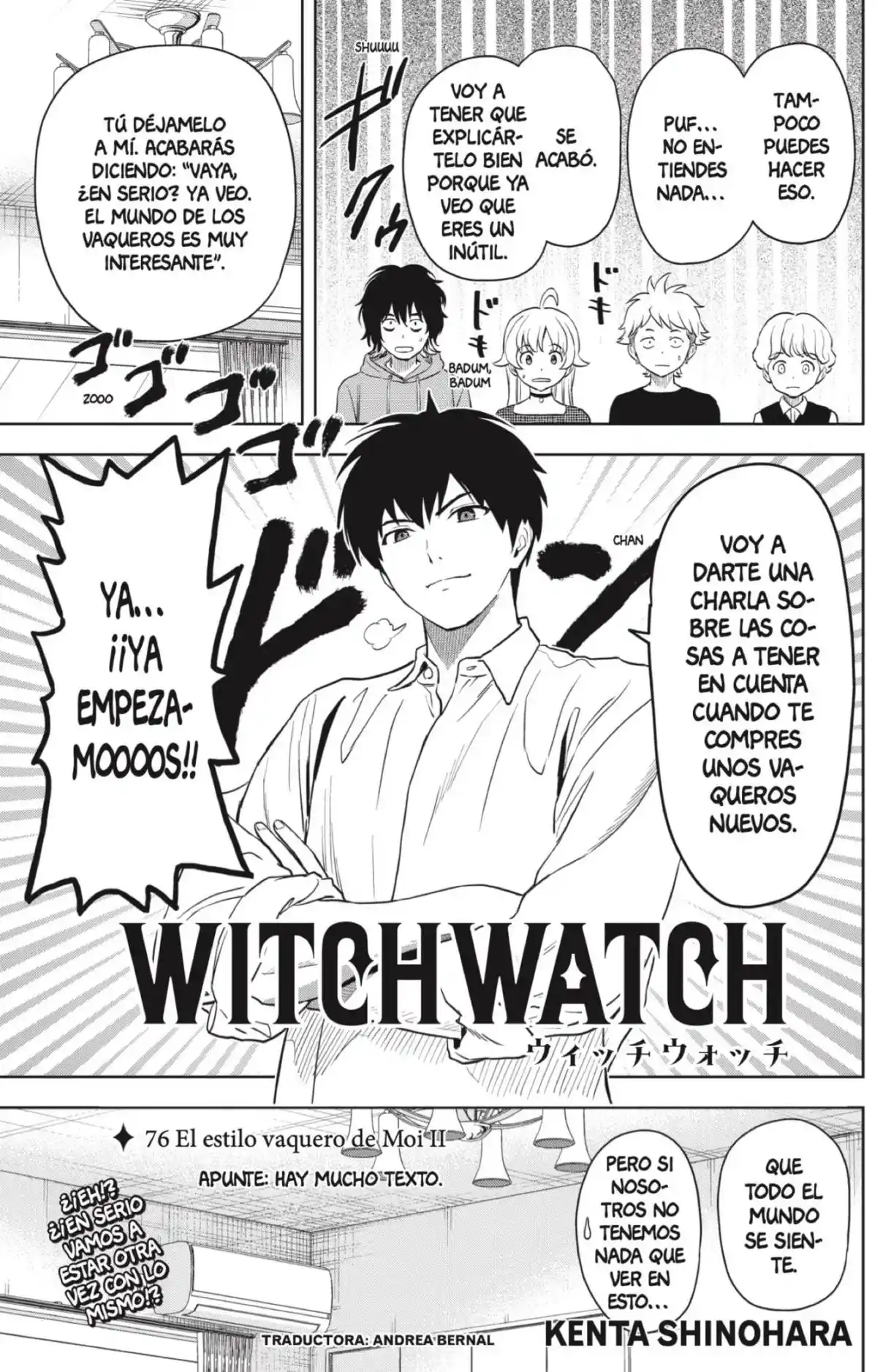 Witch Watch capítulo 76, página 3