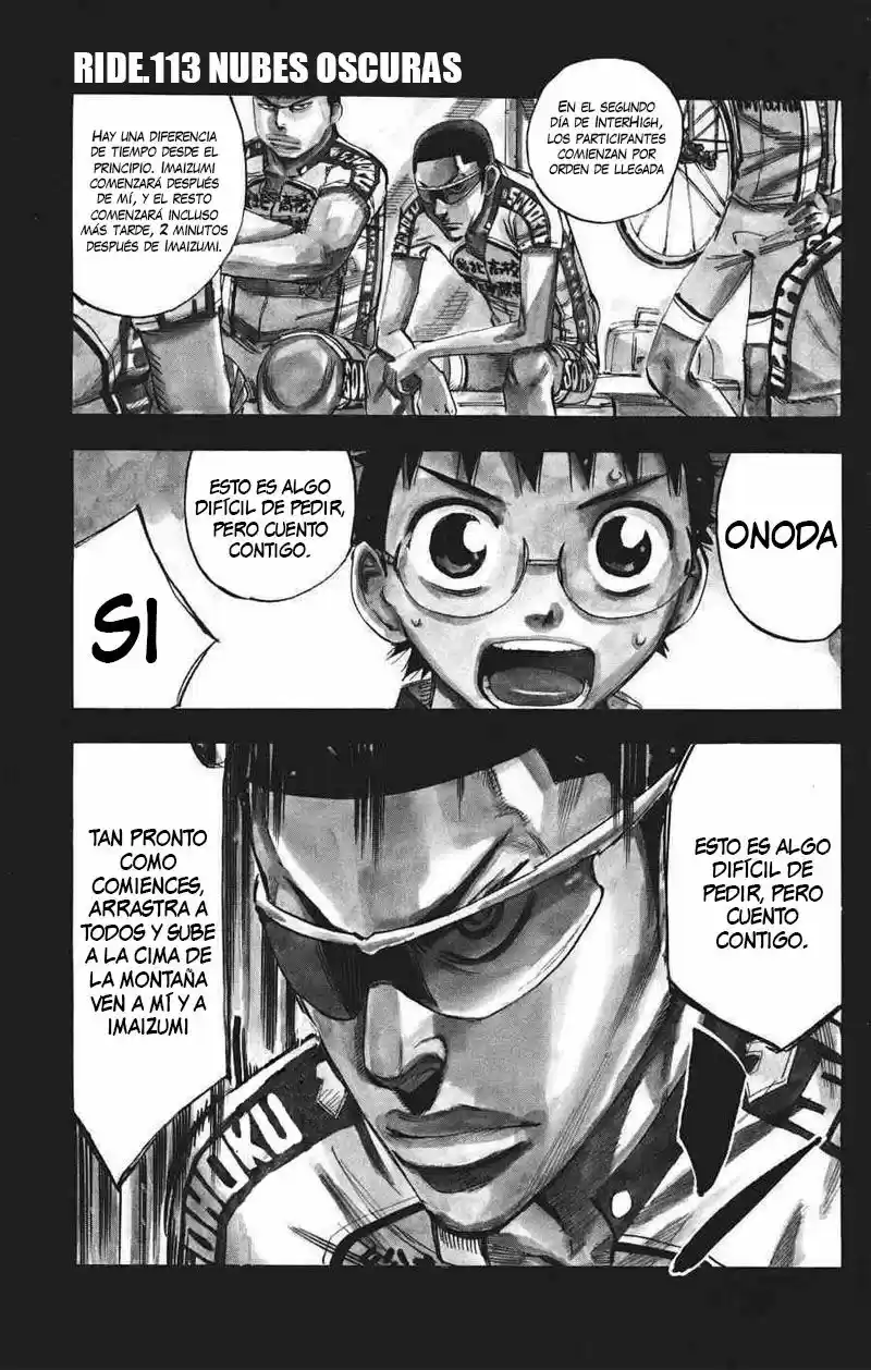 Yowamushi Pedal capítulo 113, página 9