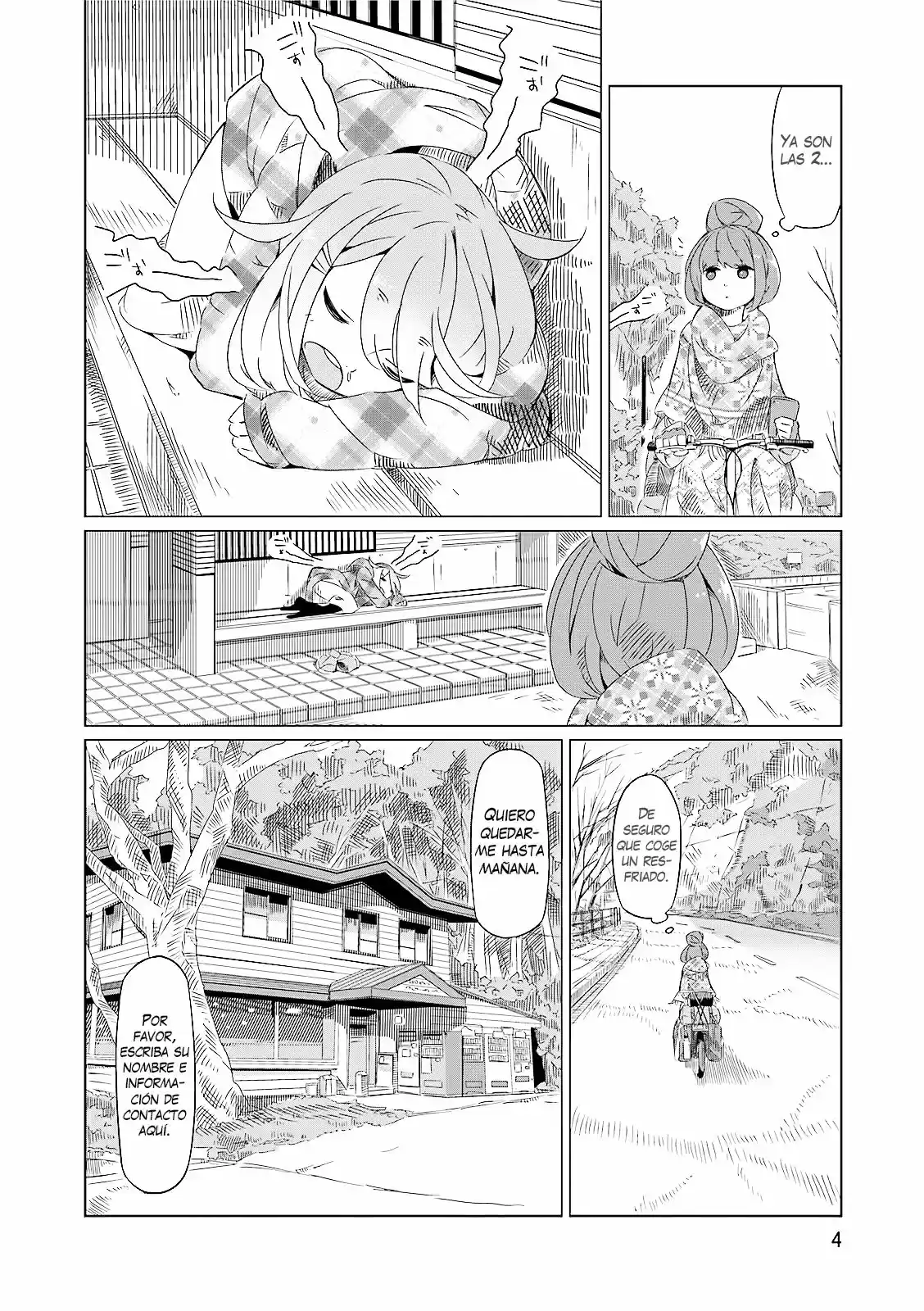 Yurucamp capítulo 1, página 6
