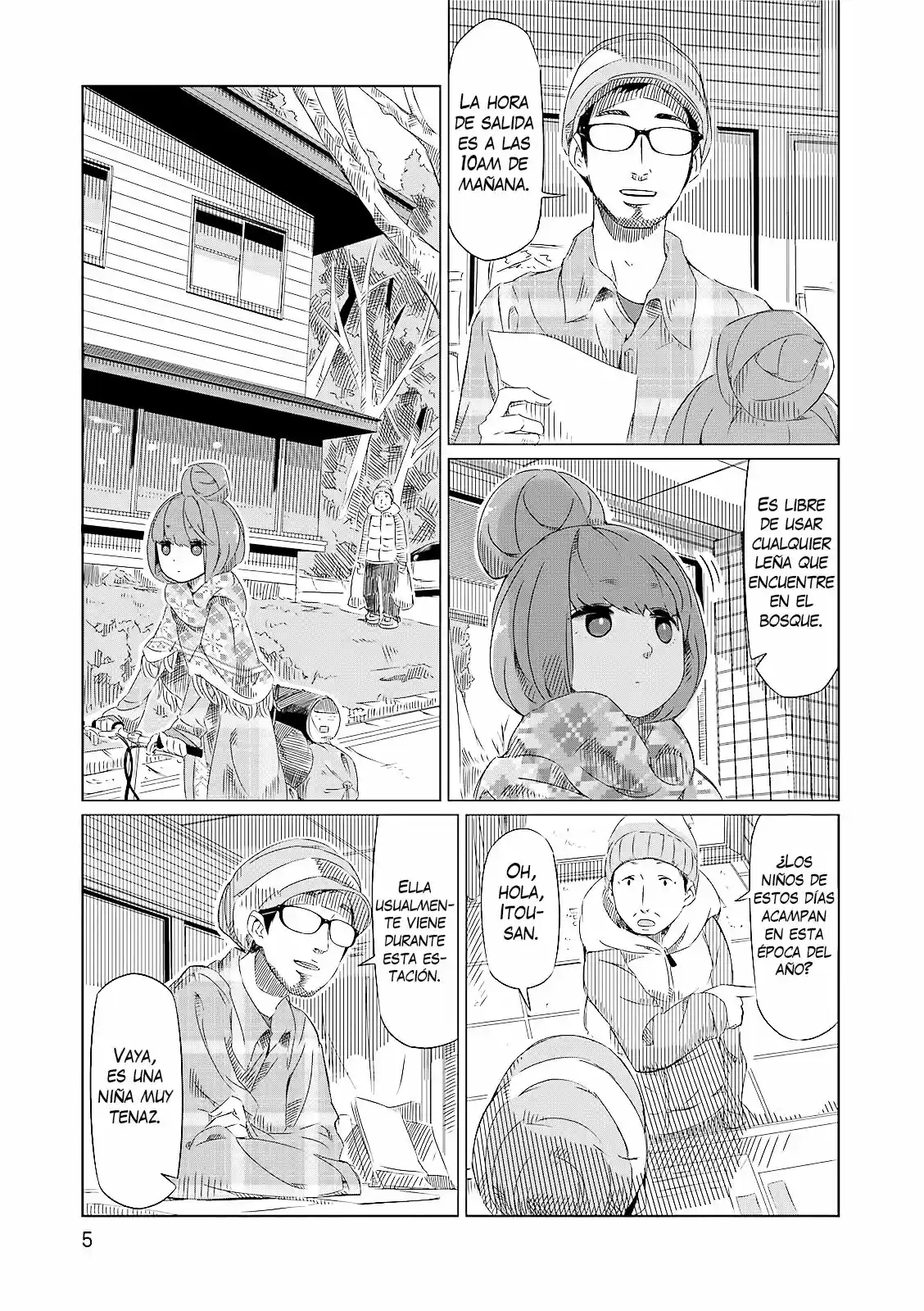 Yurucamp capítulo 1, página 7