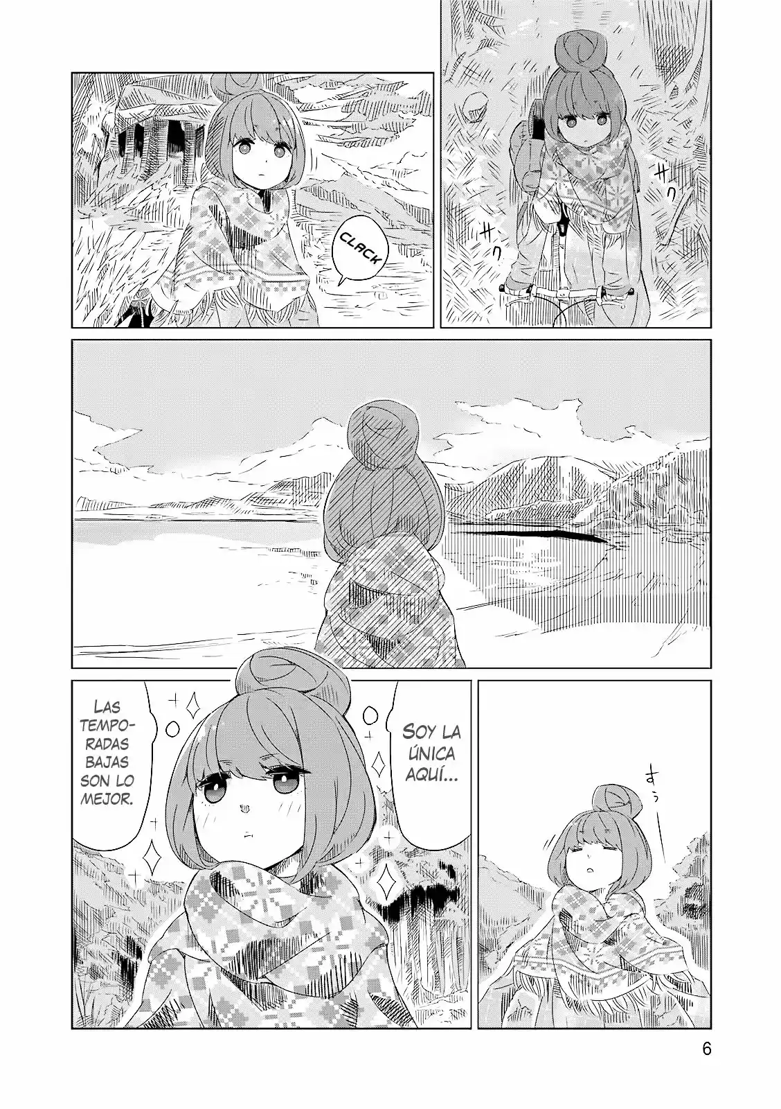 Yurucamp capítulo 1, página 8