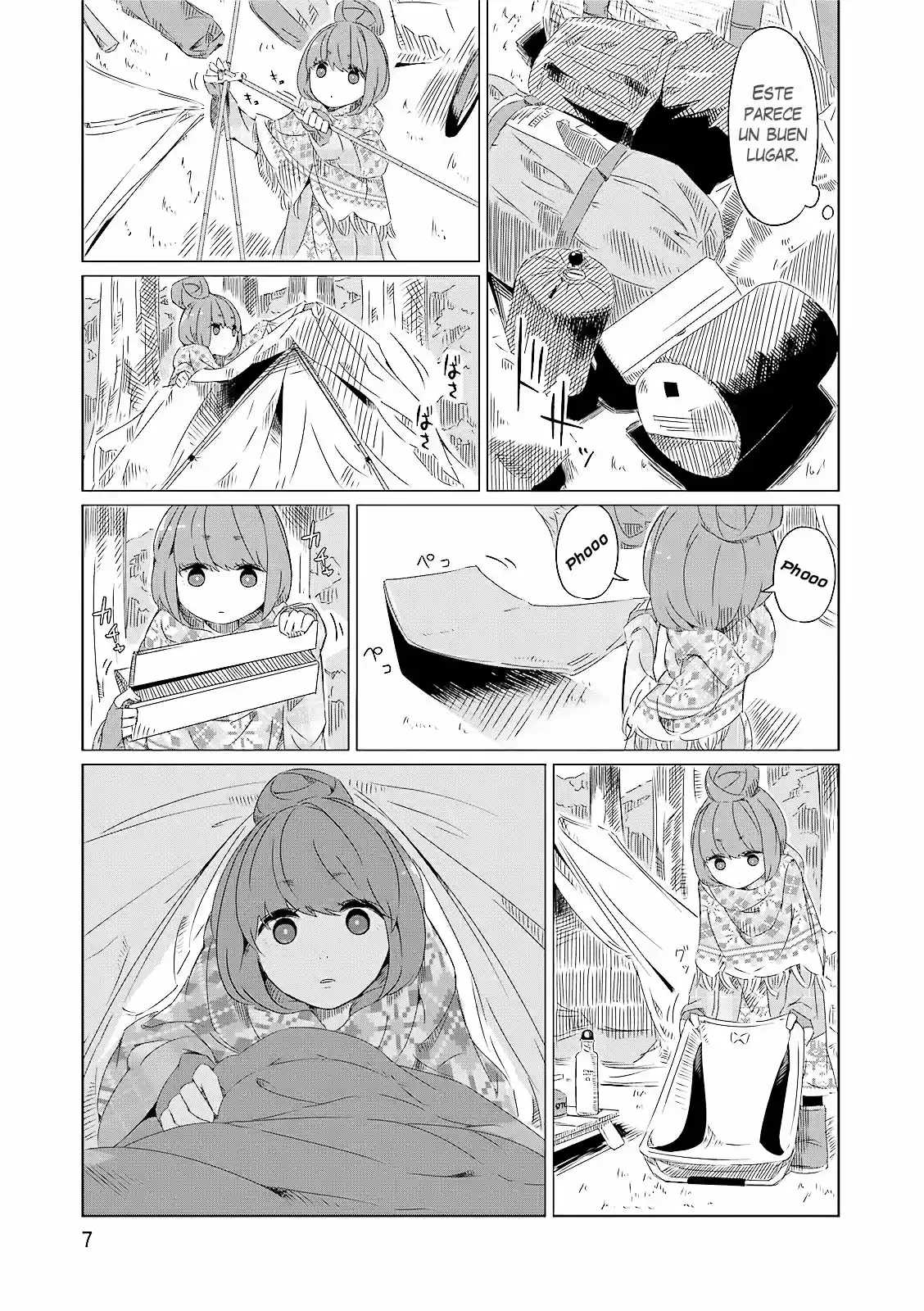 Yurucamp capítulo 1, página 9
