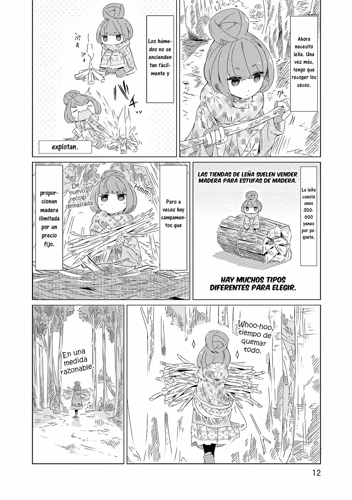 Yurucamp capítulo 1, página 13
