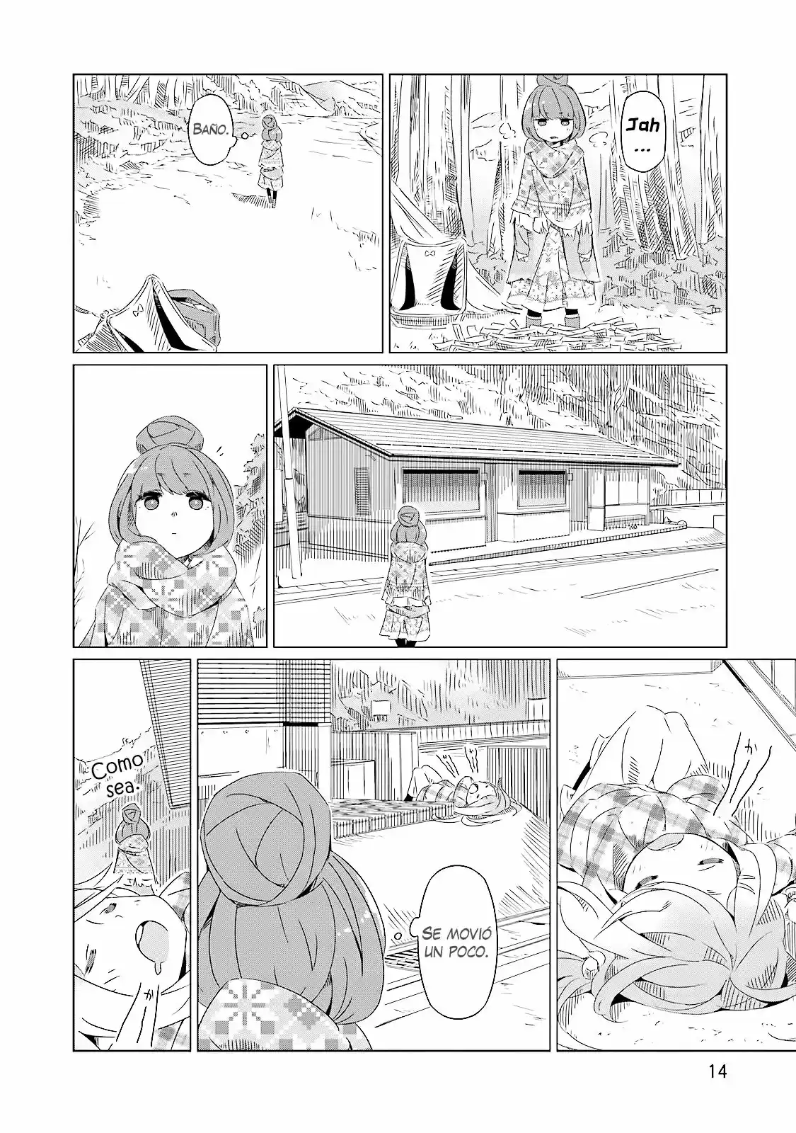 Yurucamp capítulo 1, página 15