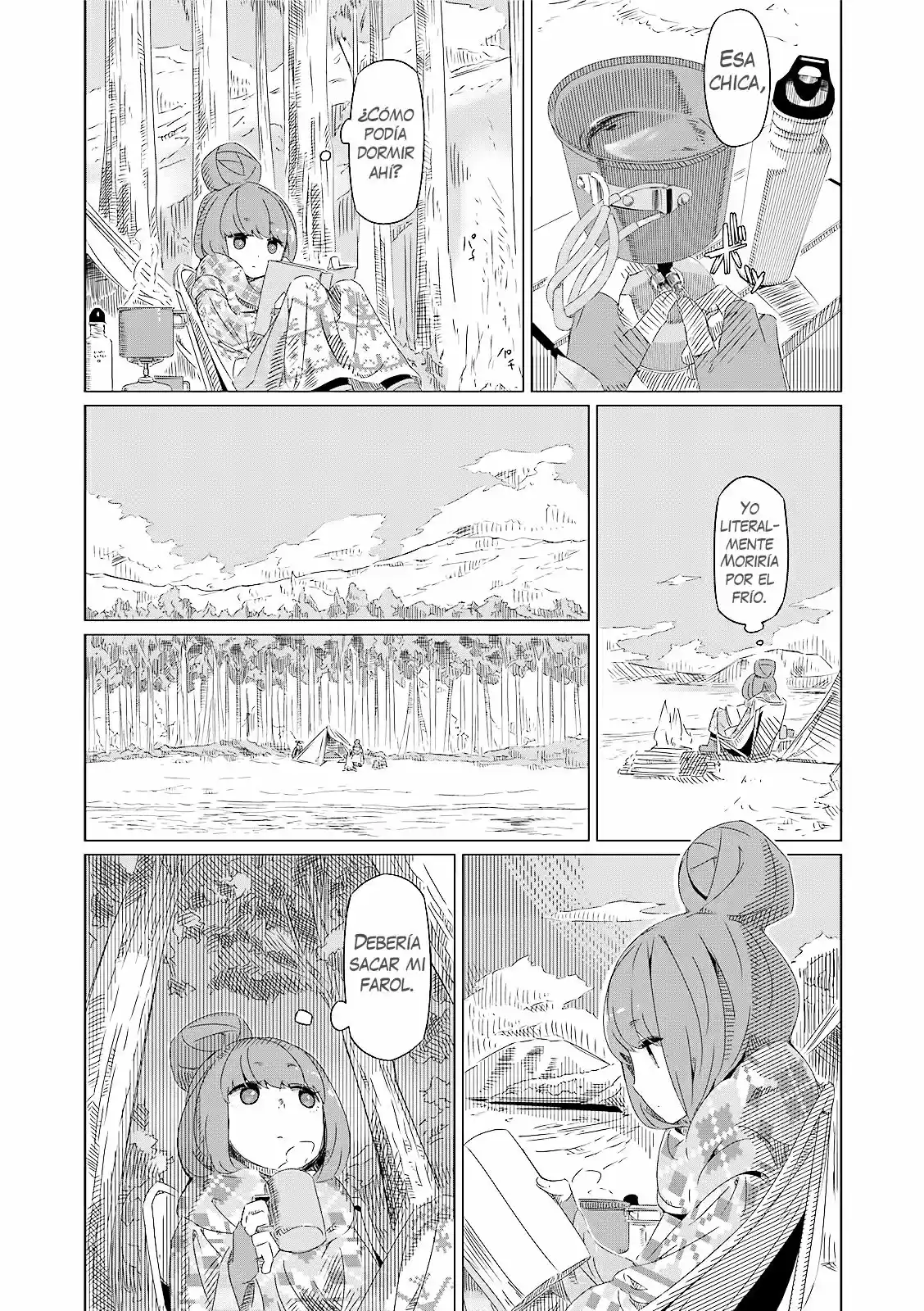 Yurucamp capítulo 1, página 17