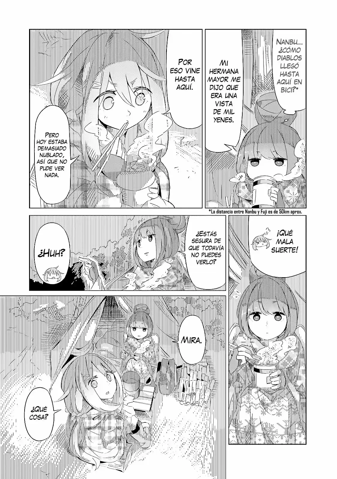 Yurucamp capítulo 1, página 28