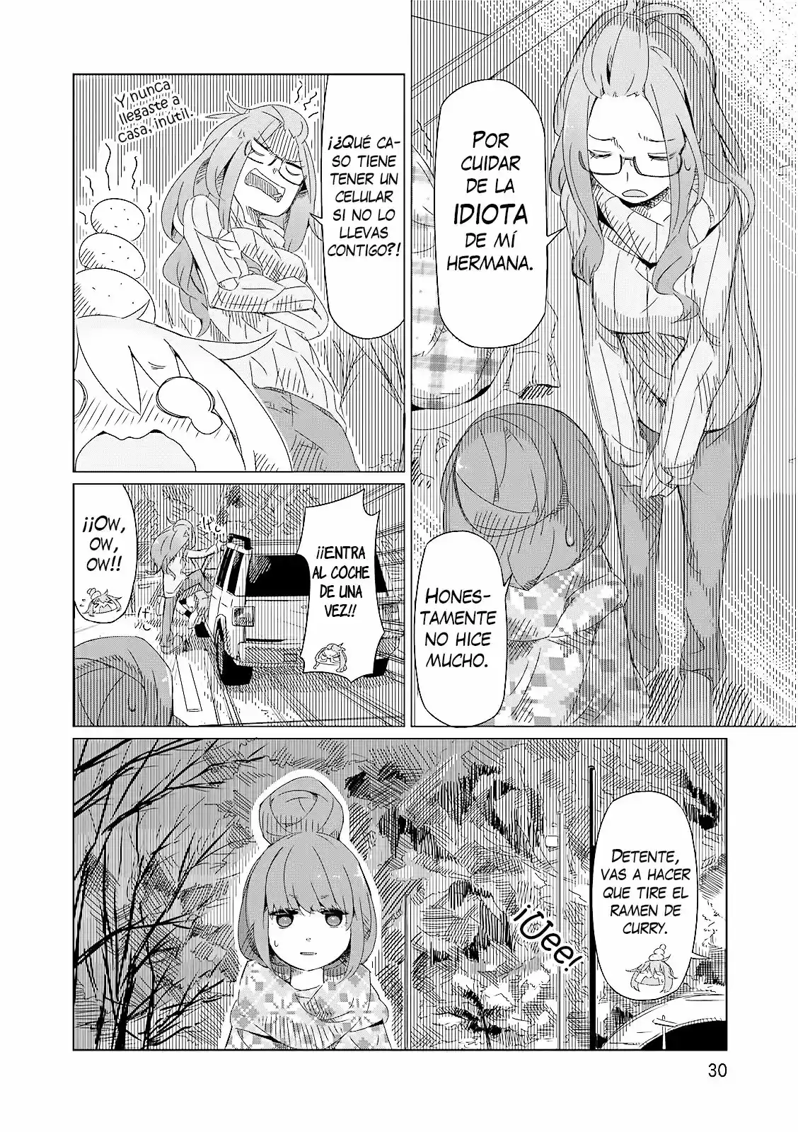 Yurucamp capítulo 1, página 30