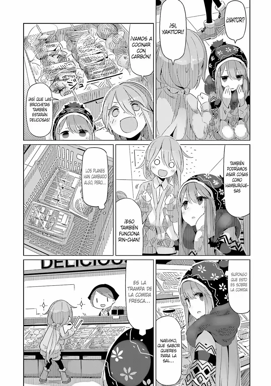 Yurucamp capítulo 10, página 8
