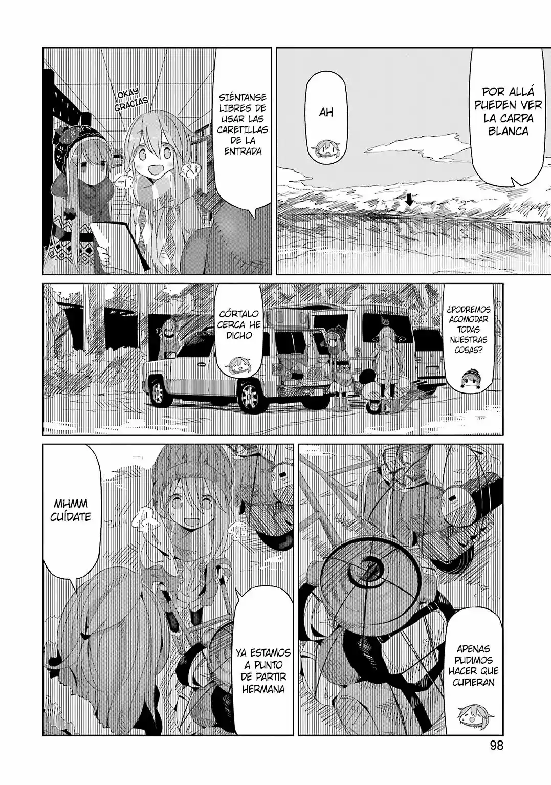 Yurucamp capítulo 10, página 21