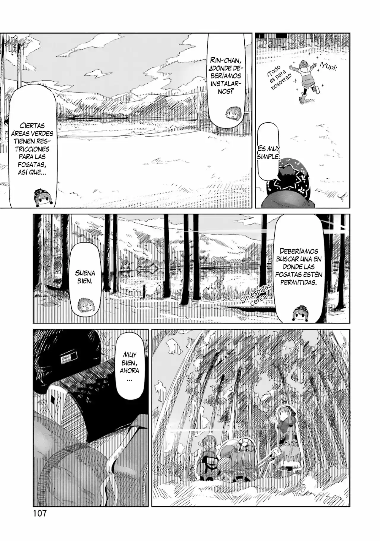 Yurucamp capítulo 11, página 6