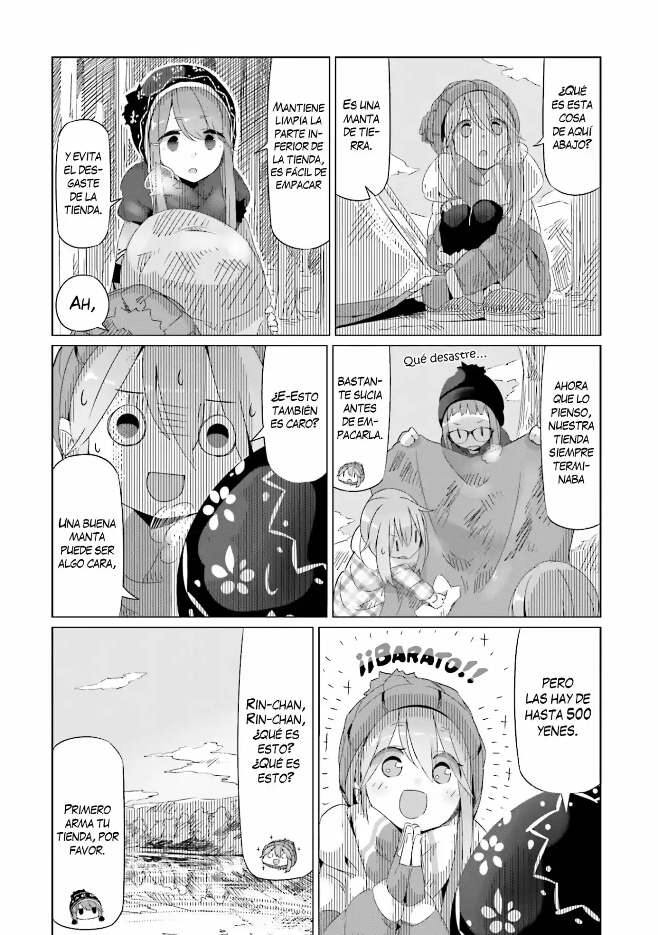 Yurucamp capítulo 11, página 9
