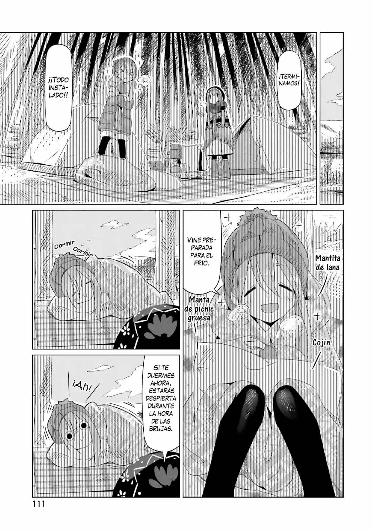 Yurucamp capítulo 11, página 10