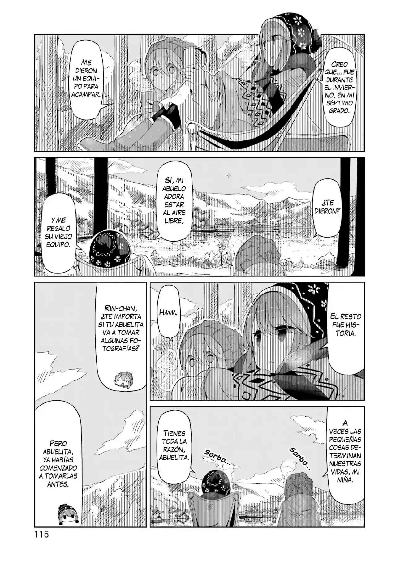 Yurucamp capítulo 11, página 13