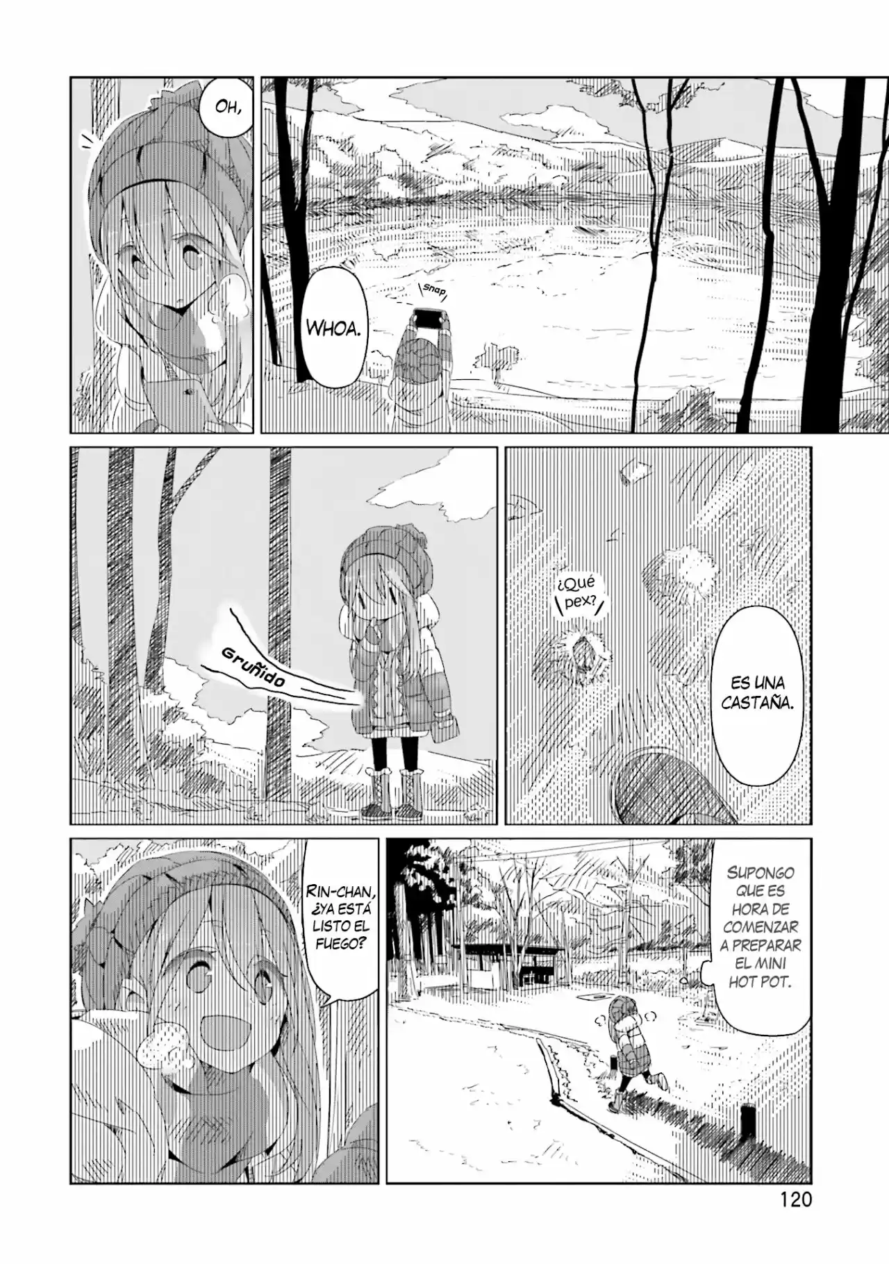 Yurucamp capítulo 11, página 18