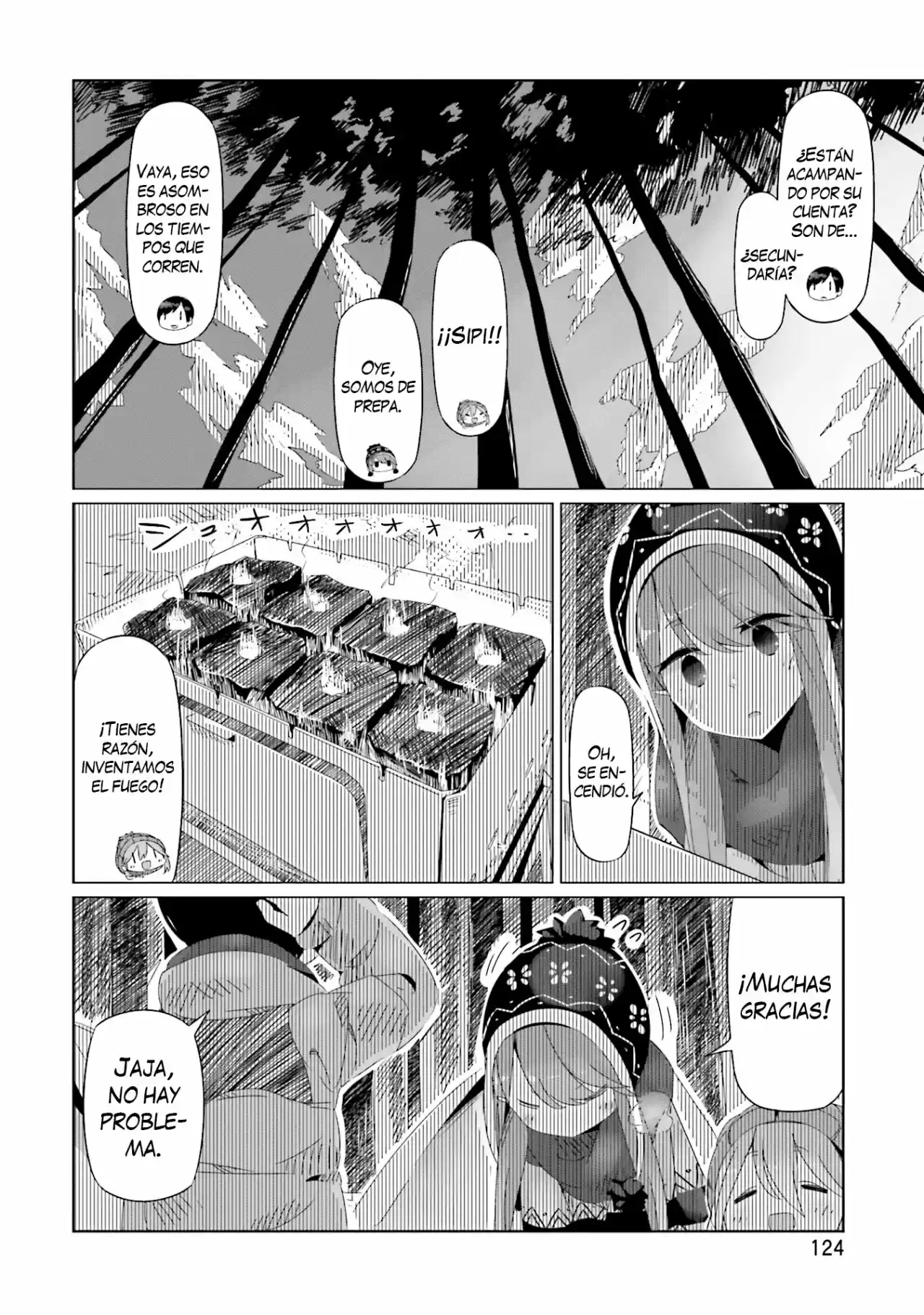 Yurucamp capítulo 11, página 22