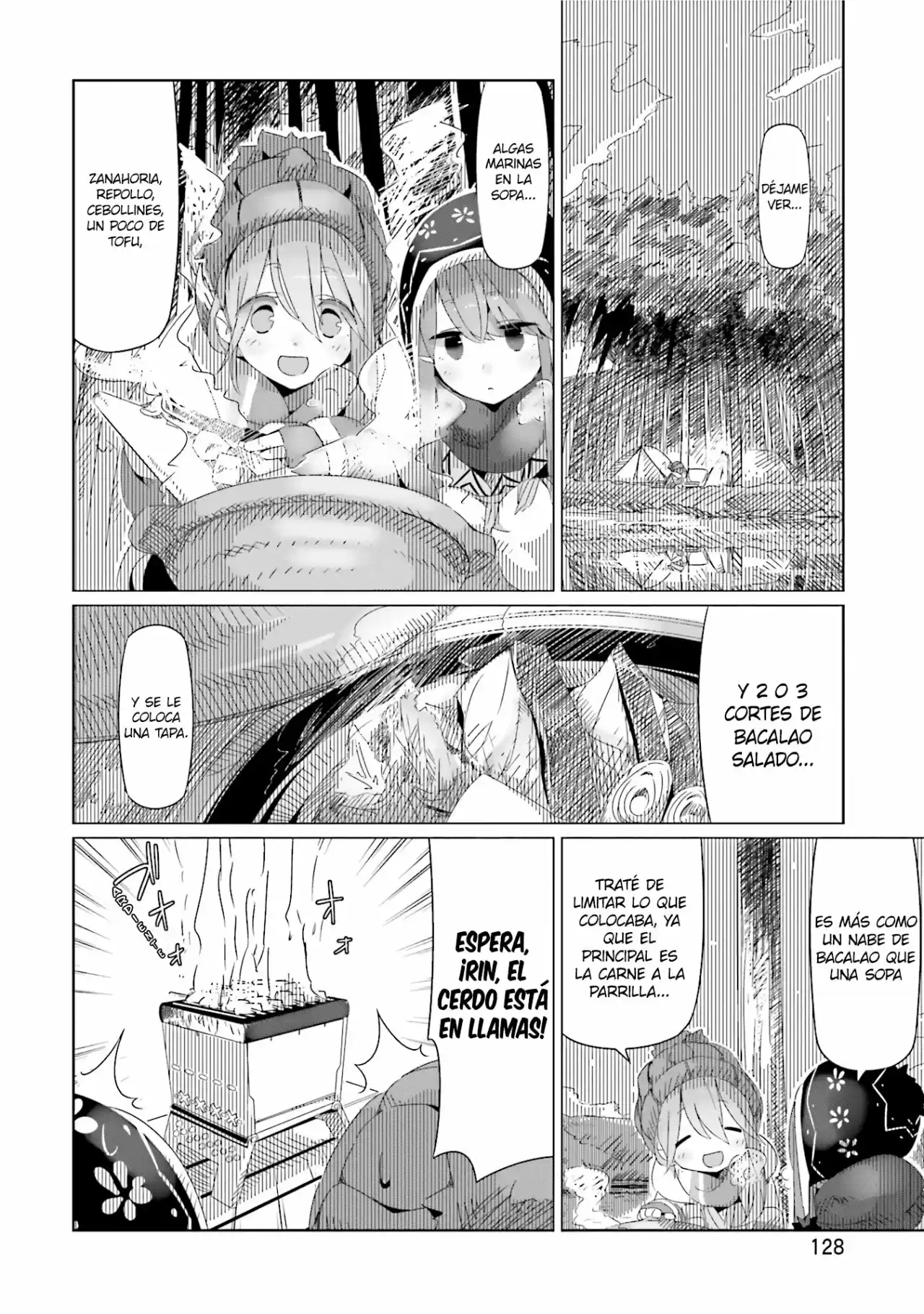 Yurucamp capítulo 12, página 2