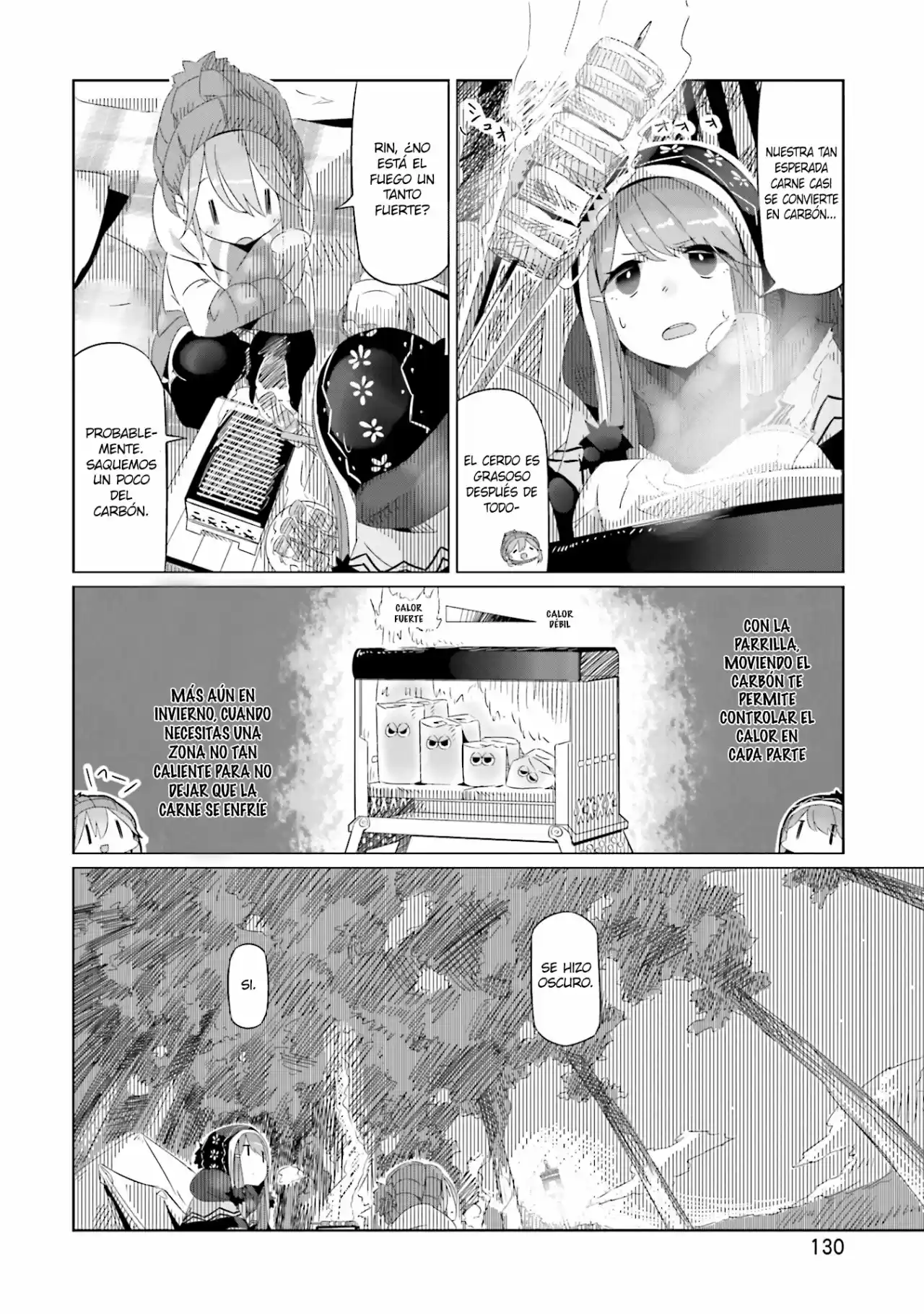 Yurucamp capítulo 12, página 4