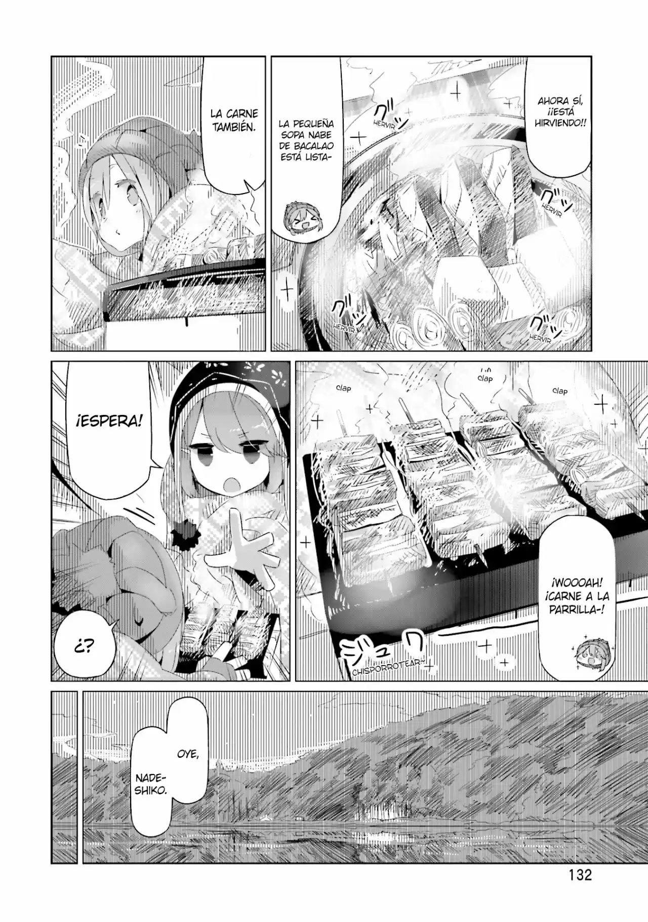 Yurucamp capítulo 12, página 6