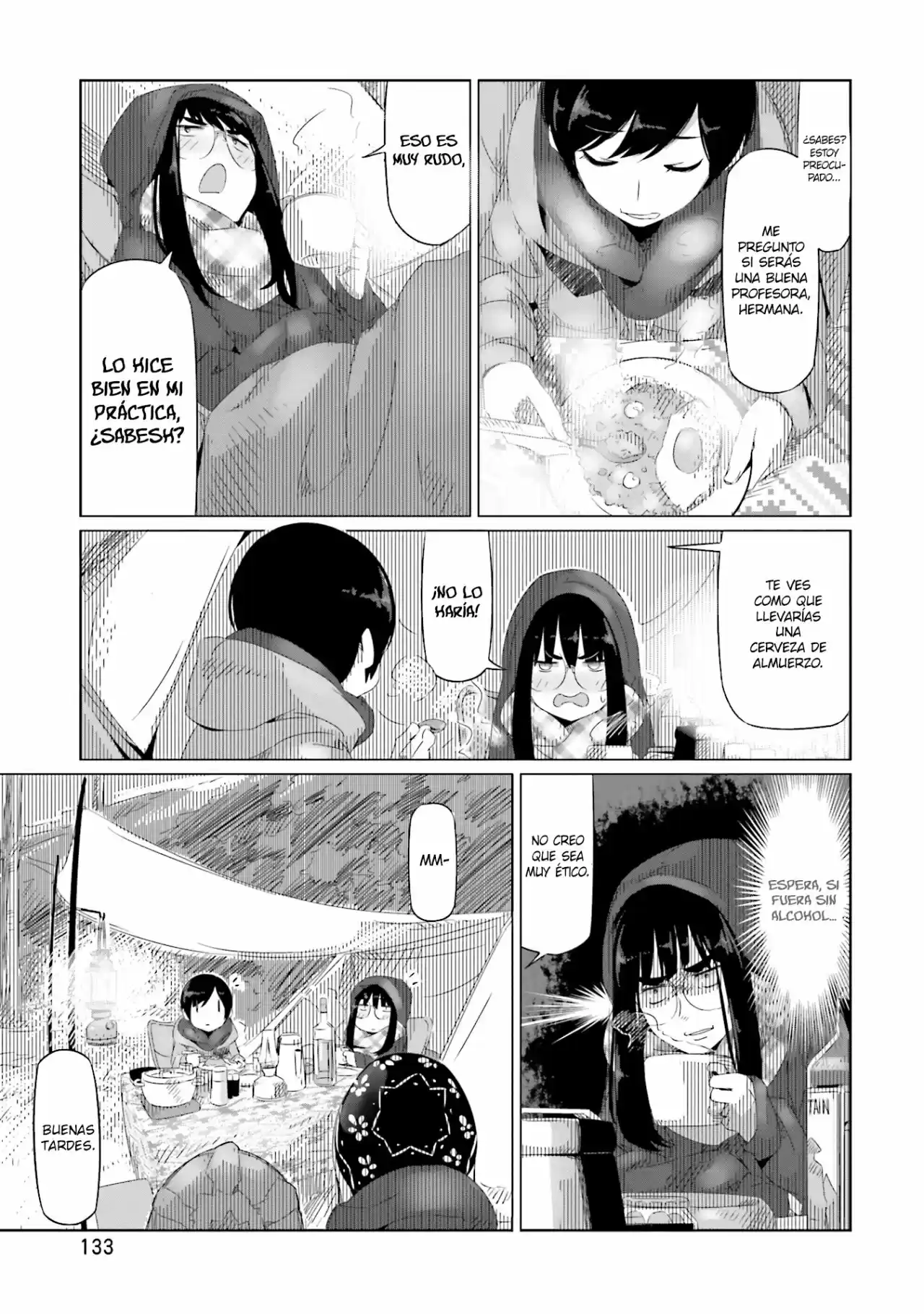Yurucamp capítulo 12, página 7