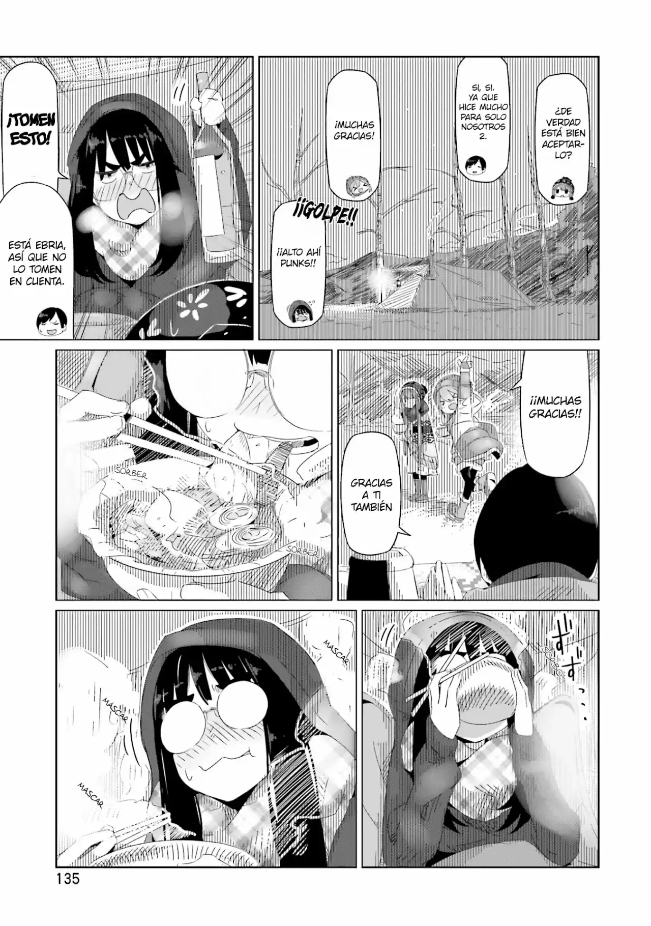 Yurucamp capítulo 12, página 9