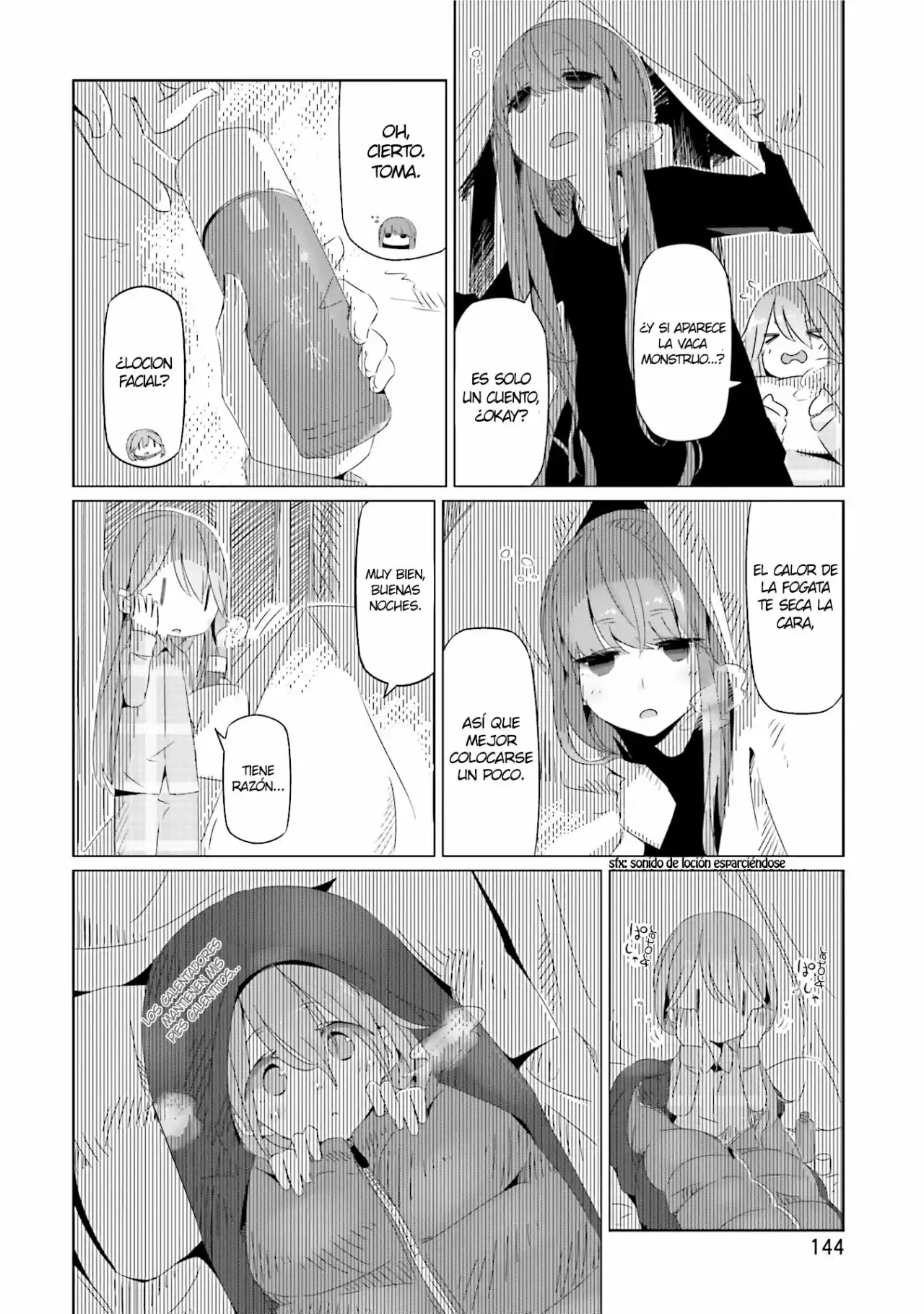 Yurucamp capítulo 12, página 18