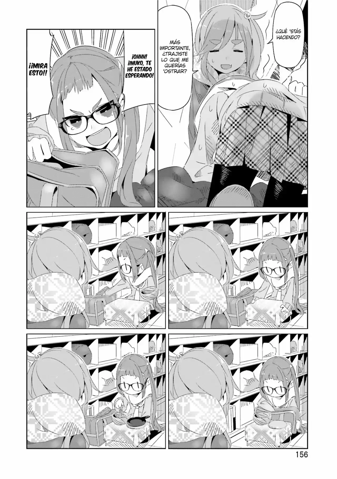 Yurucamp capítulo 13, página 4