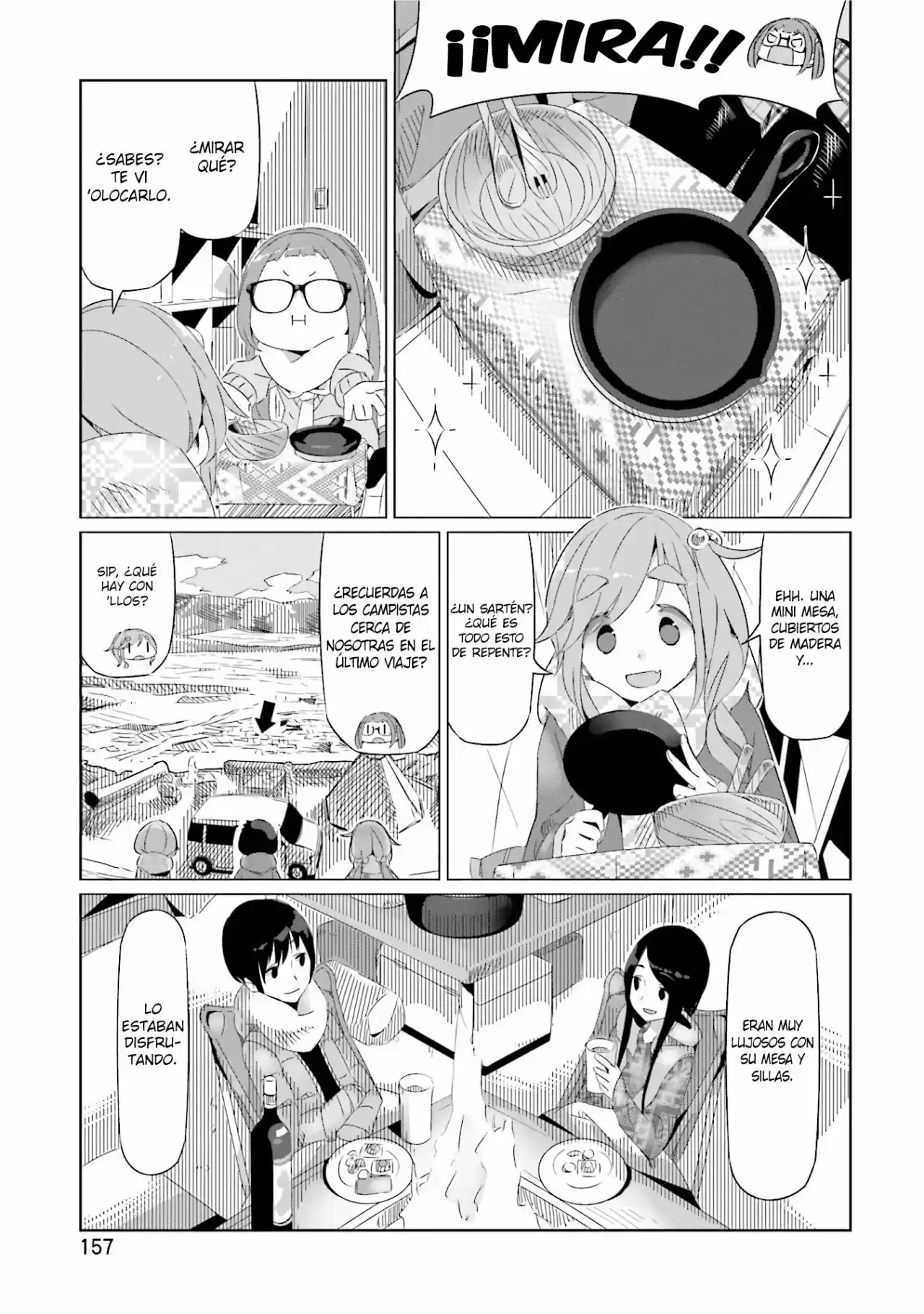 Yurucamp capítulo 13, página 5