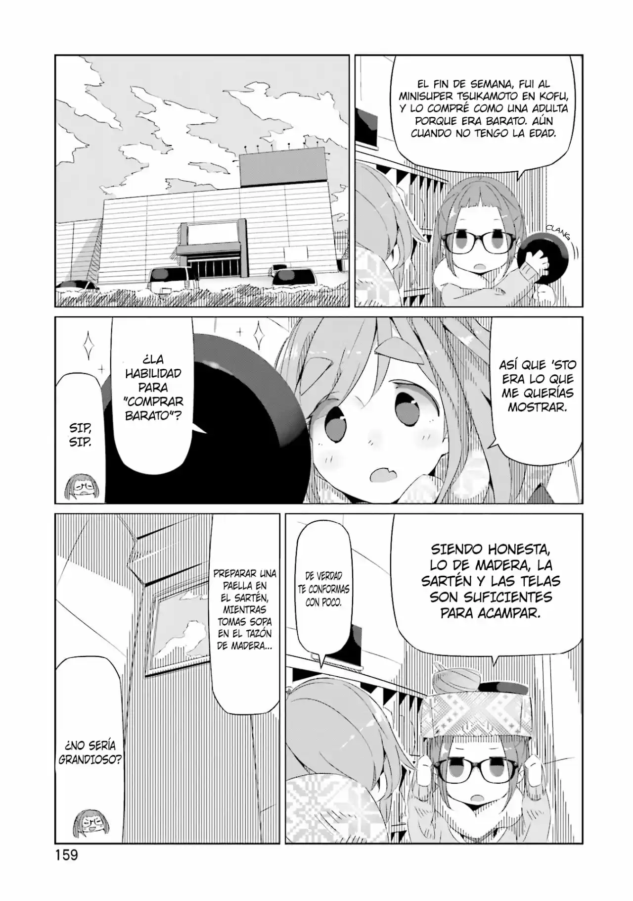 Yurucamp capítulo 13, página 7