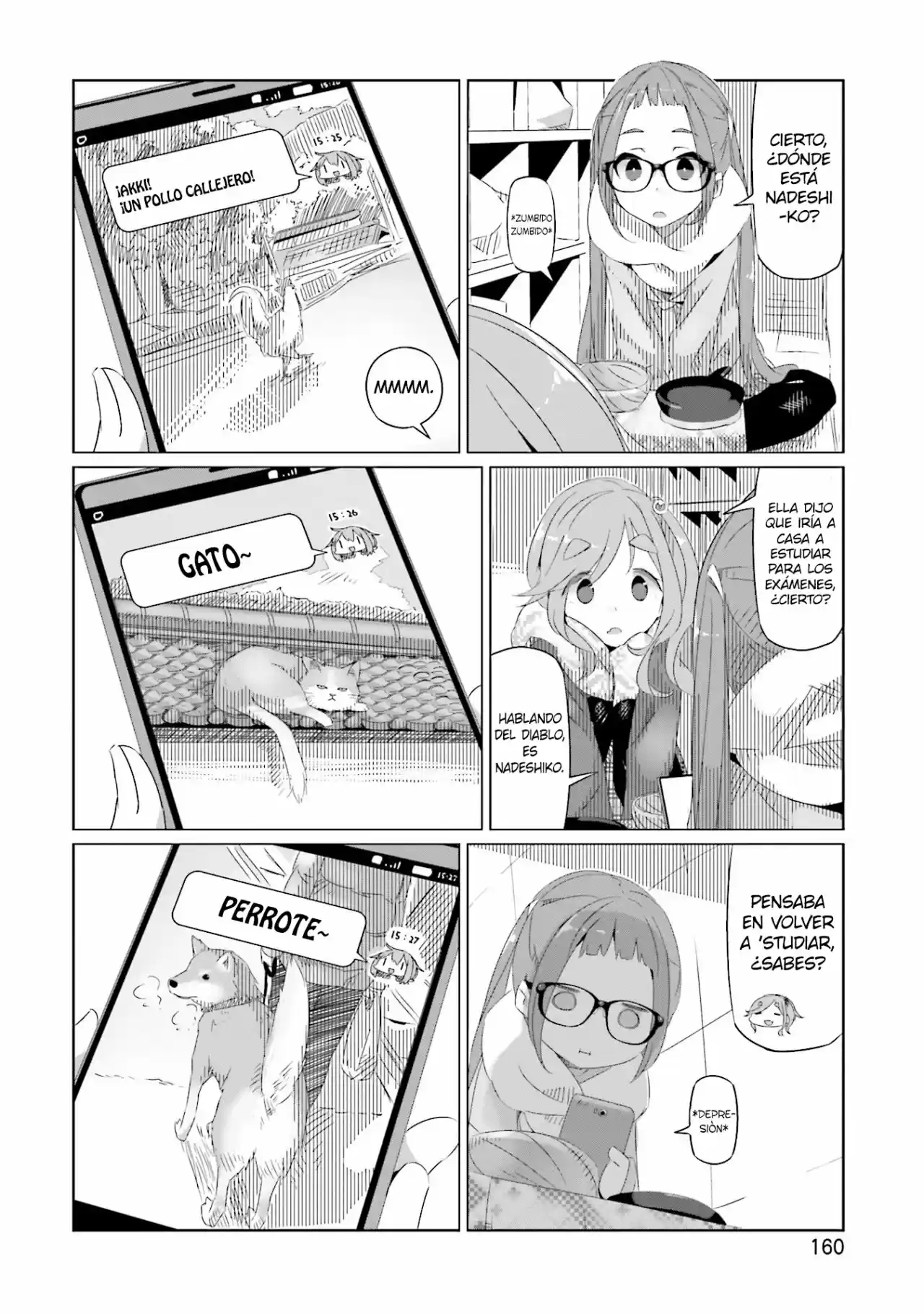 Yurucamp capítulo 13, página 8
