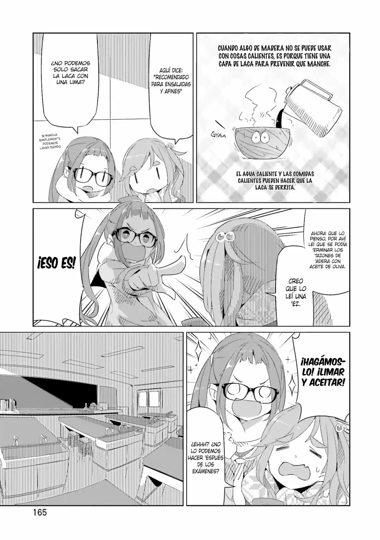Yurucamp capítulo 13, página 13