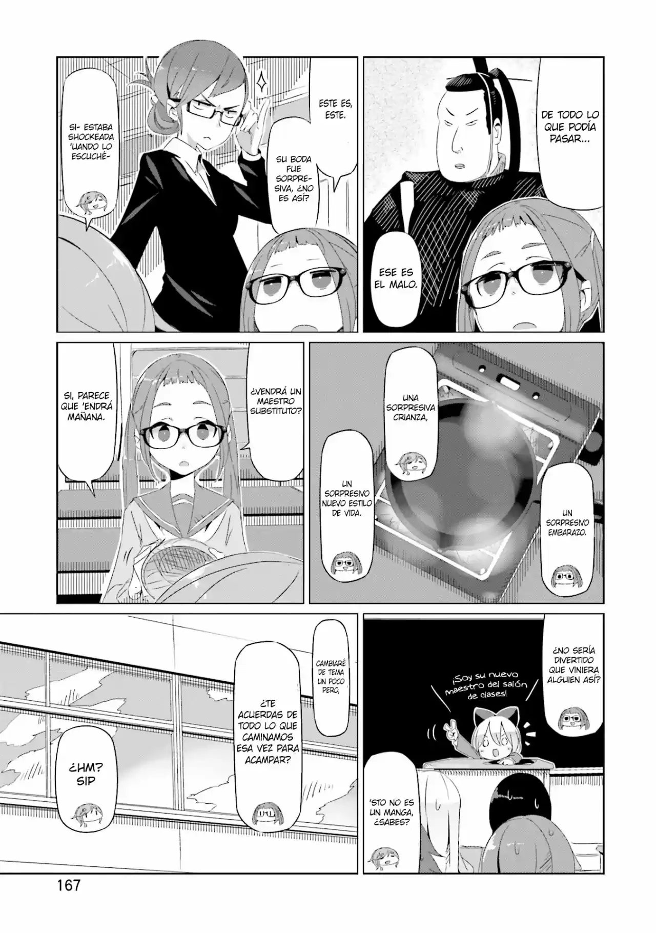 Yurucamp capítulo 13, página 15