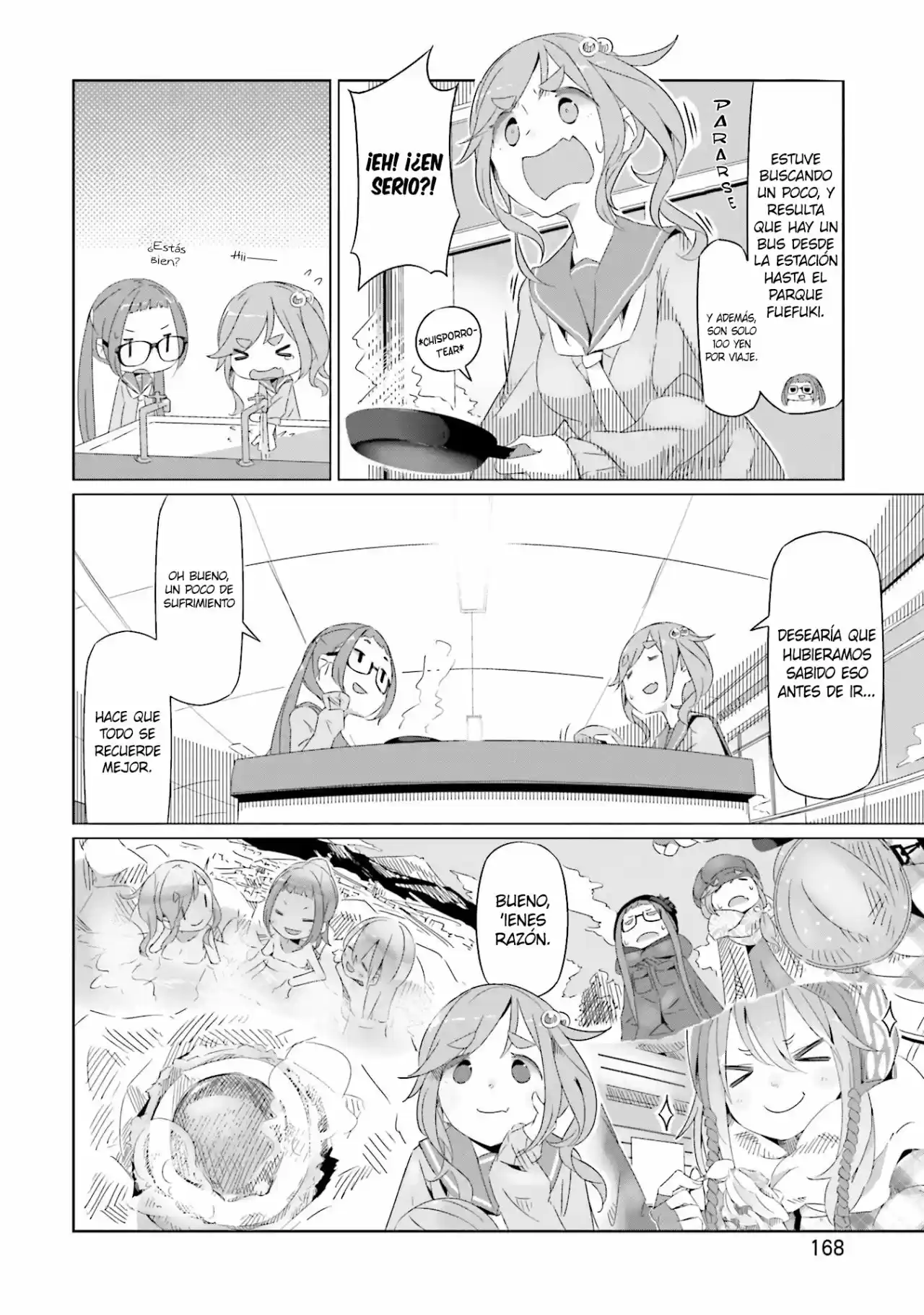 Yurucamp capítulo 13, página 16