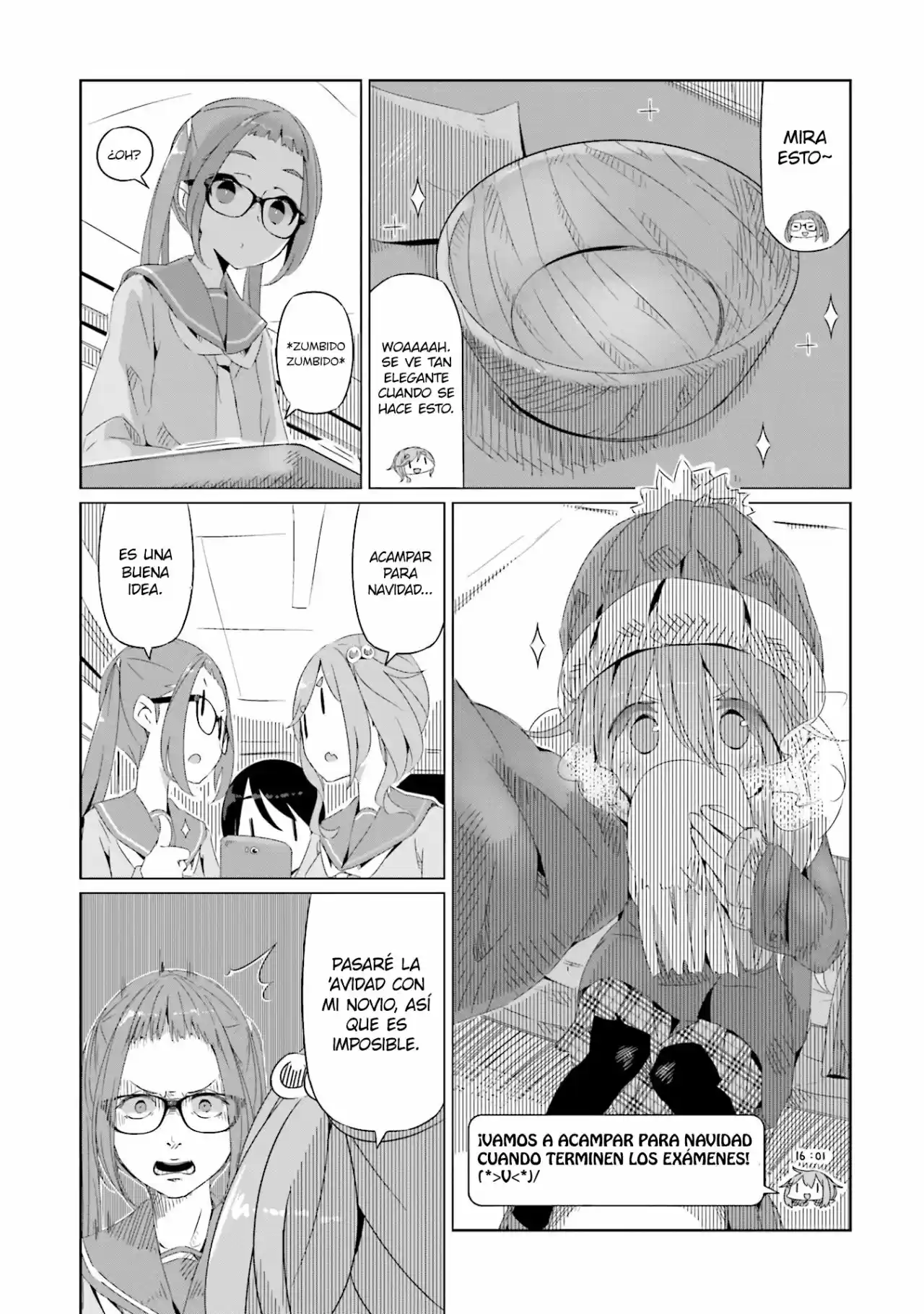 Yurucamp capítulo 13, página 19
