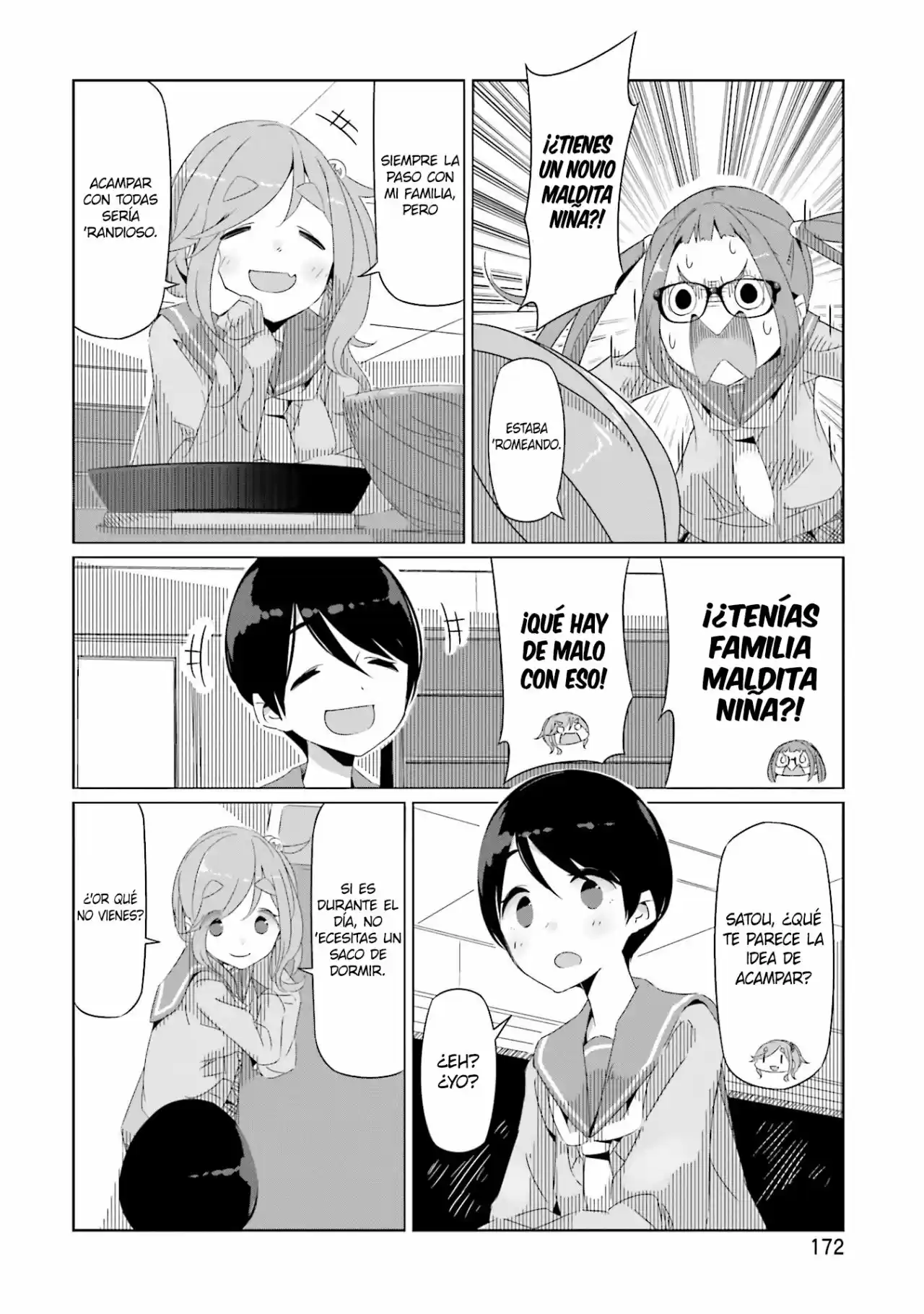 Yurucamp capítulo 13, página 20