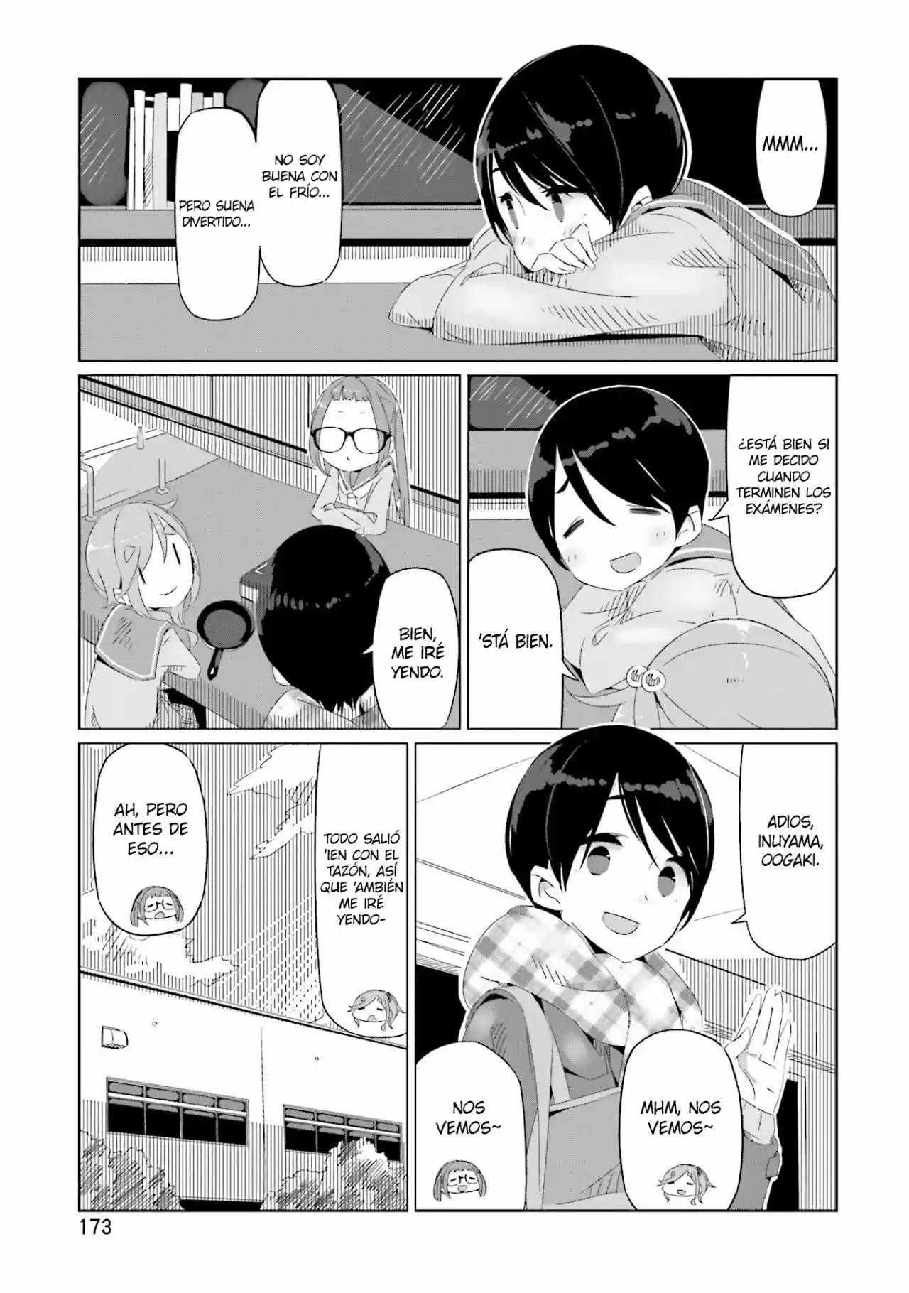 Yurucamp capítulo 13, página 21