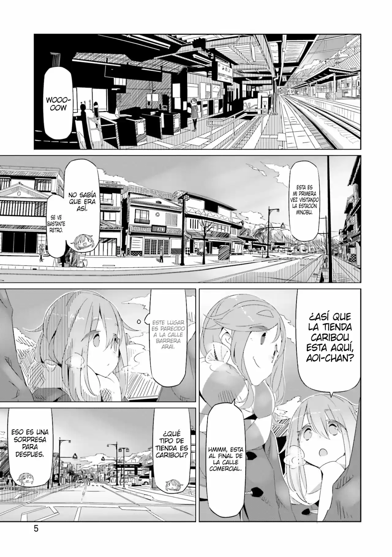 Yurucamp capítulo 14, página 7