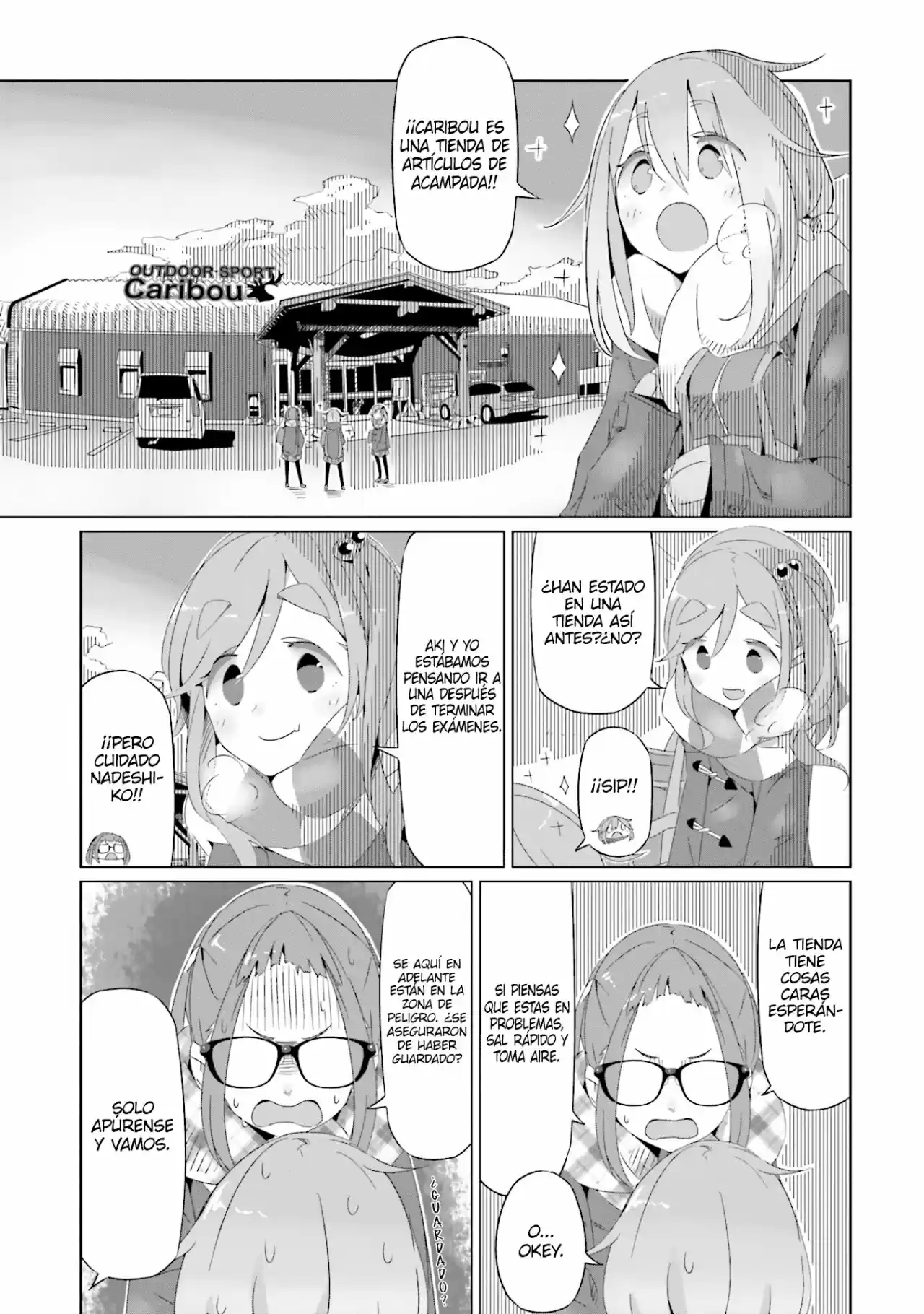 Yurucamp capítulo 14, página 9