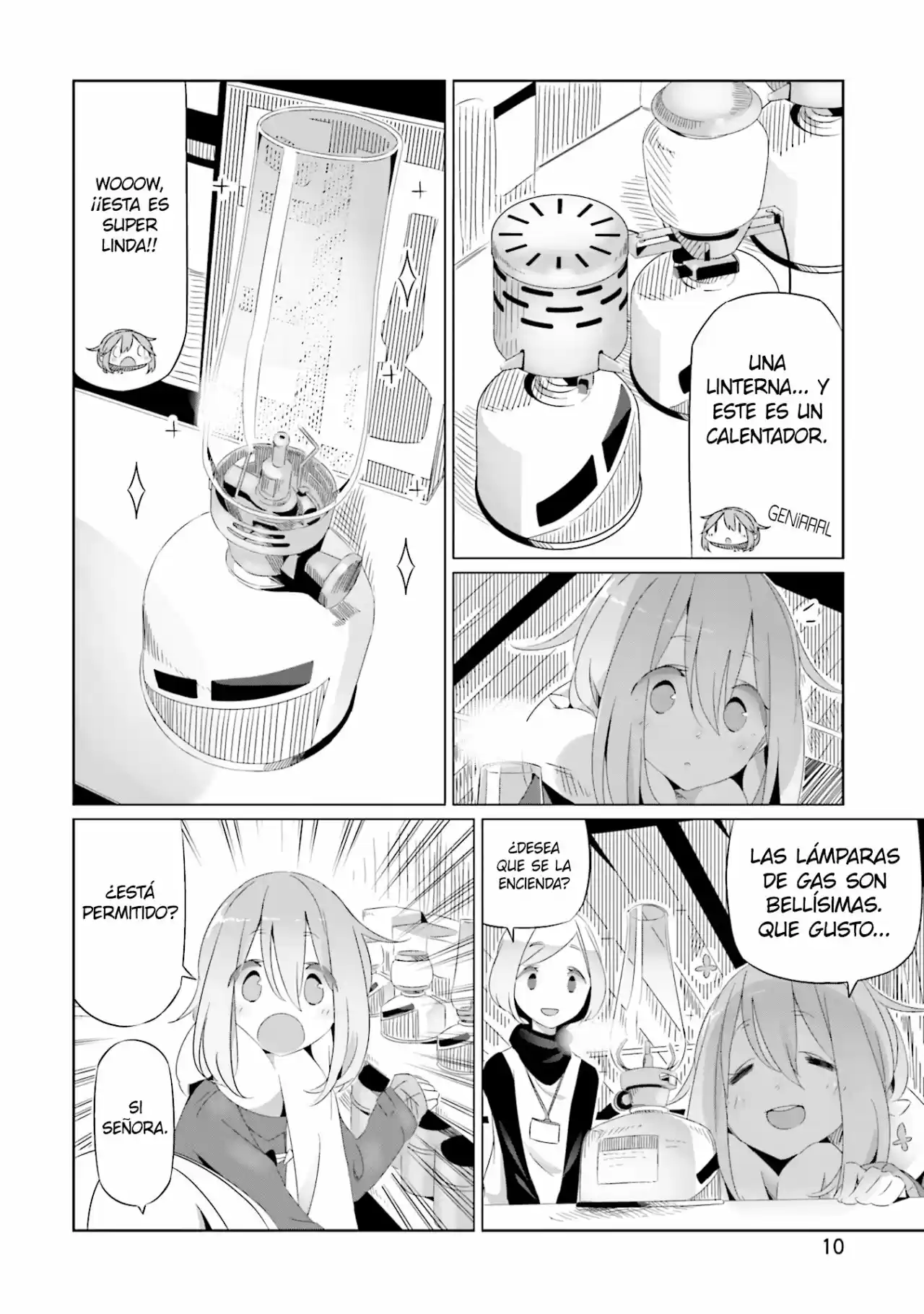 Yurucamp capítulo 14, página 12