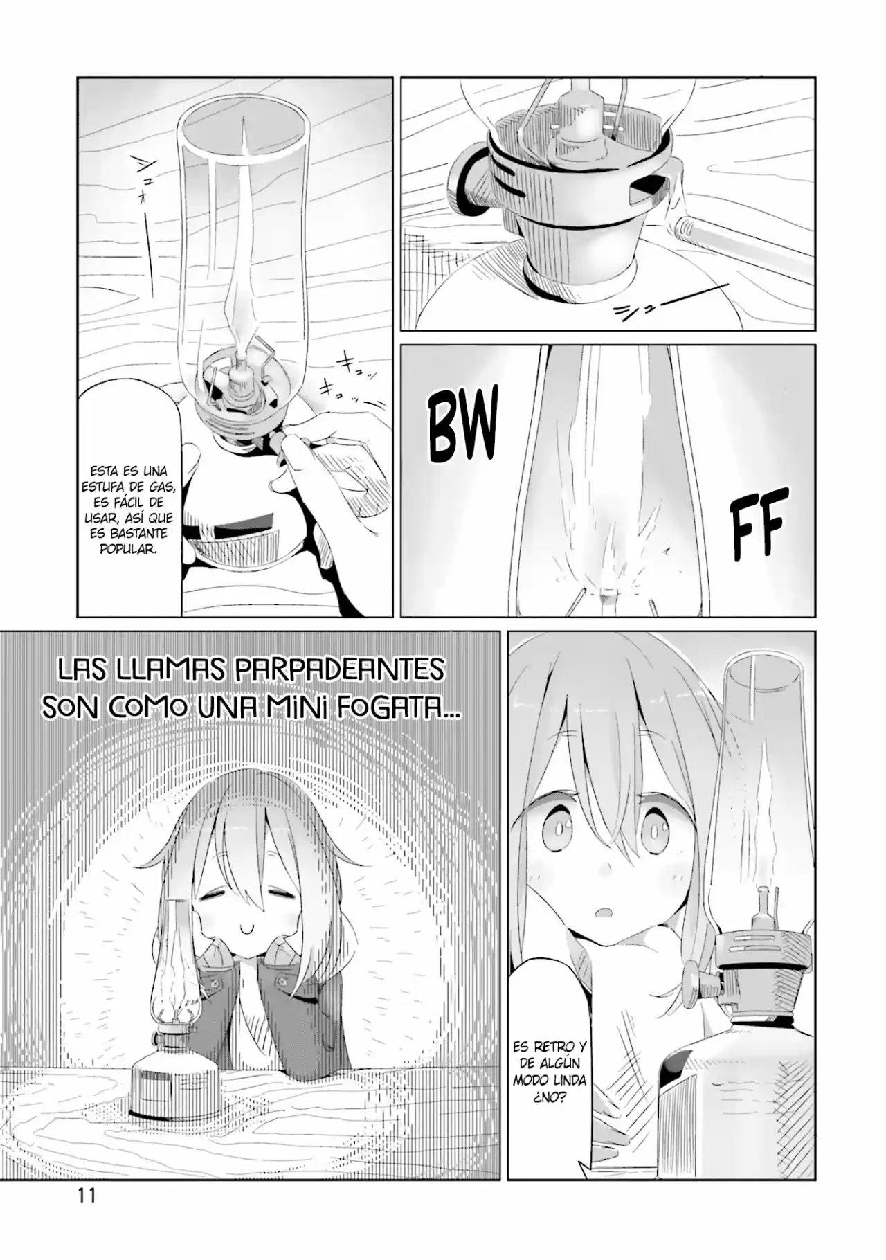 Yurucamp capítulo 14, página 13