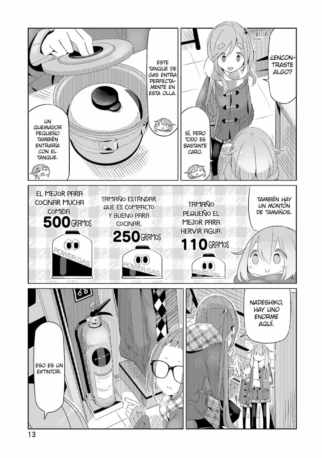 Yurucamp capítulo 14, página 15