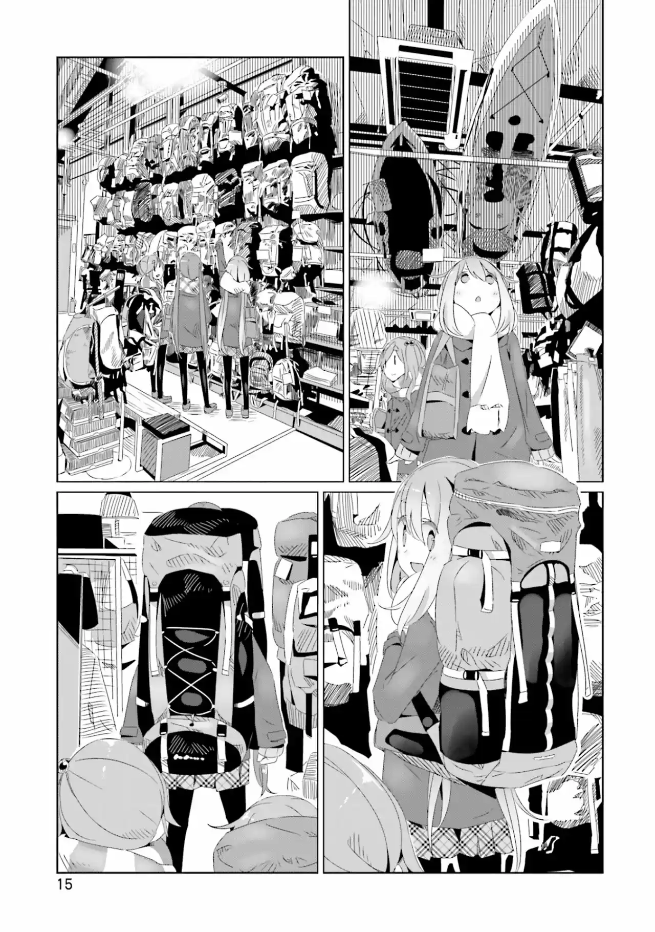 Yurucamp capítulo 14, página 17