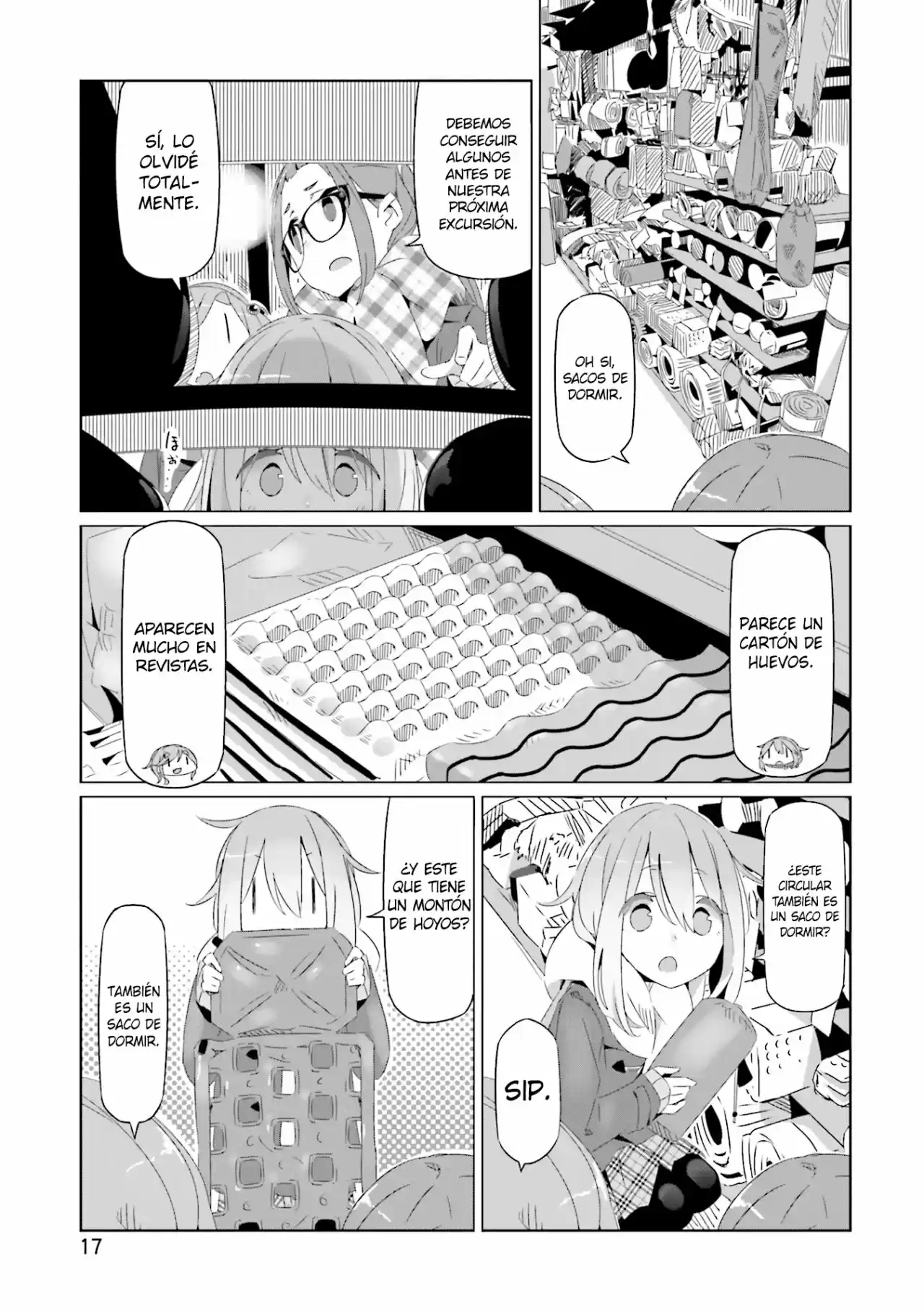 Yurucamp capítulo 14, página 19