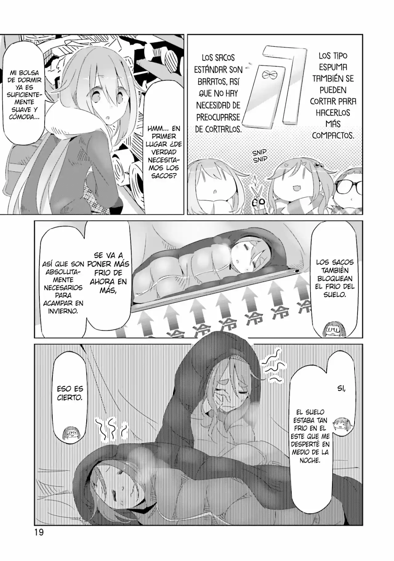 Yurucamp capítulo 14, página 21